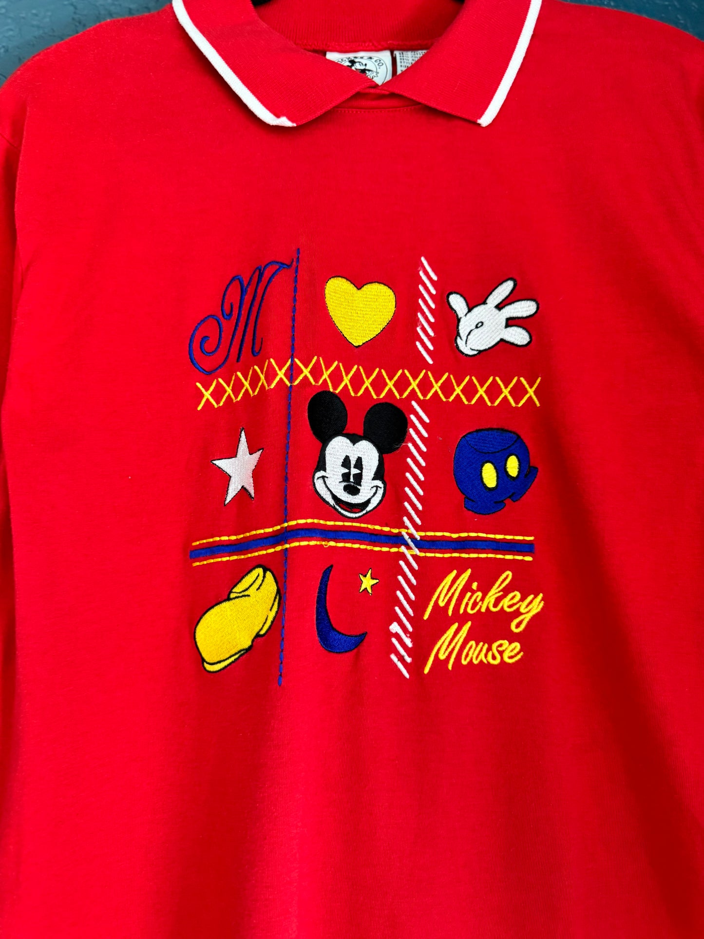 Embroidered Mickey Polo Shirt
