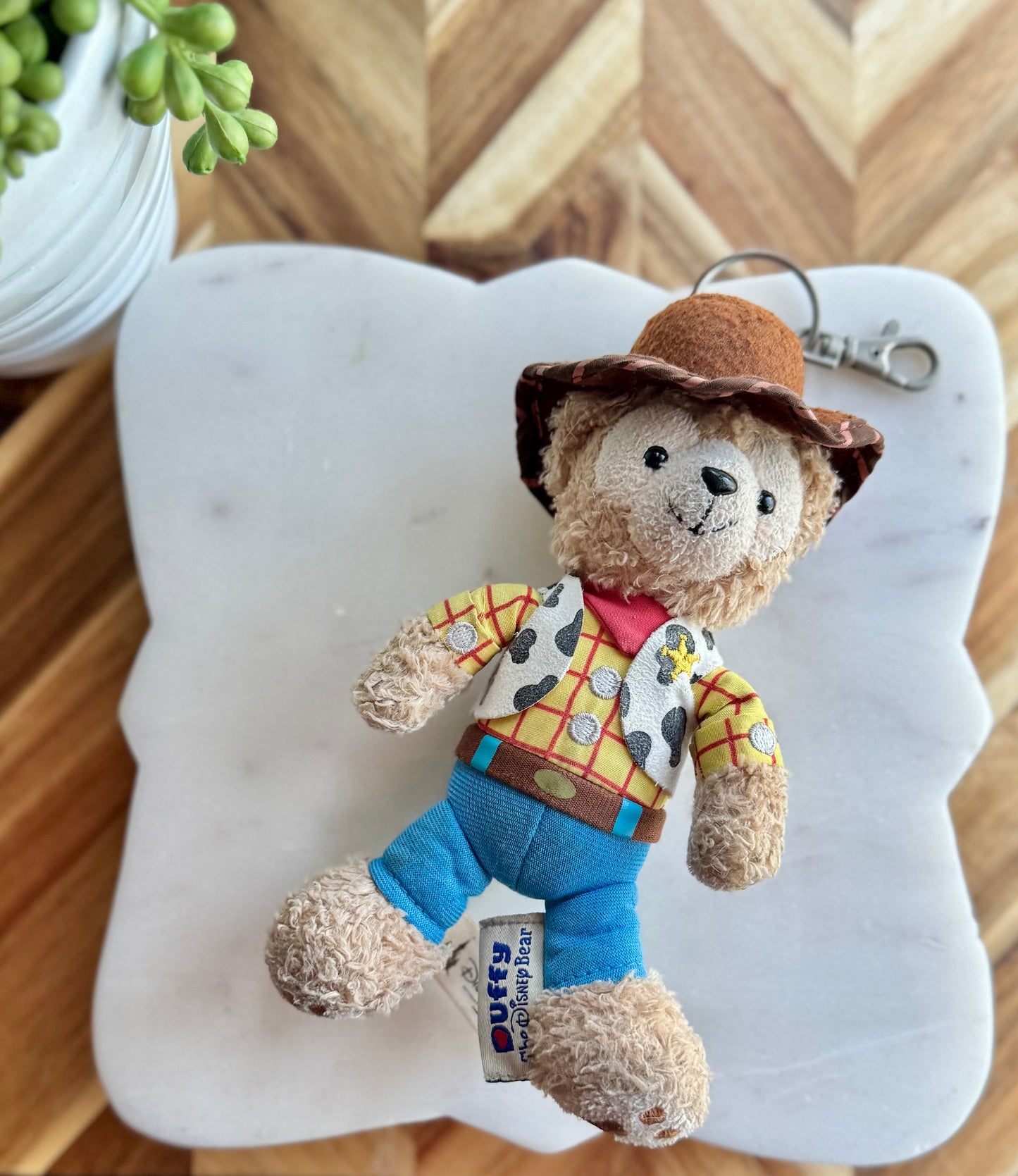 Duffy Toy Story Cowboy Plush Bag Charm / Key Chain