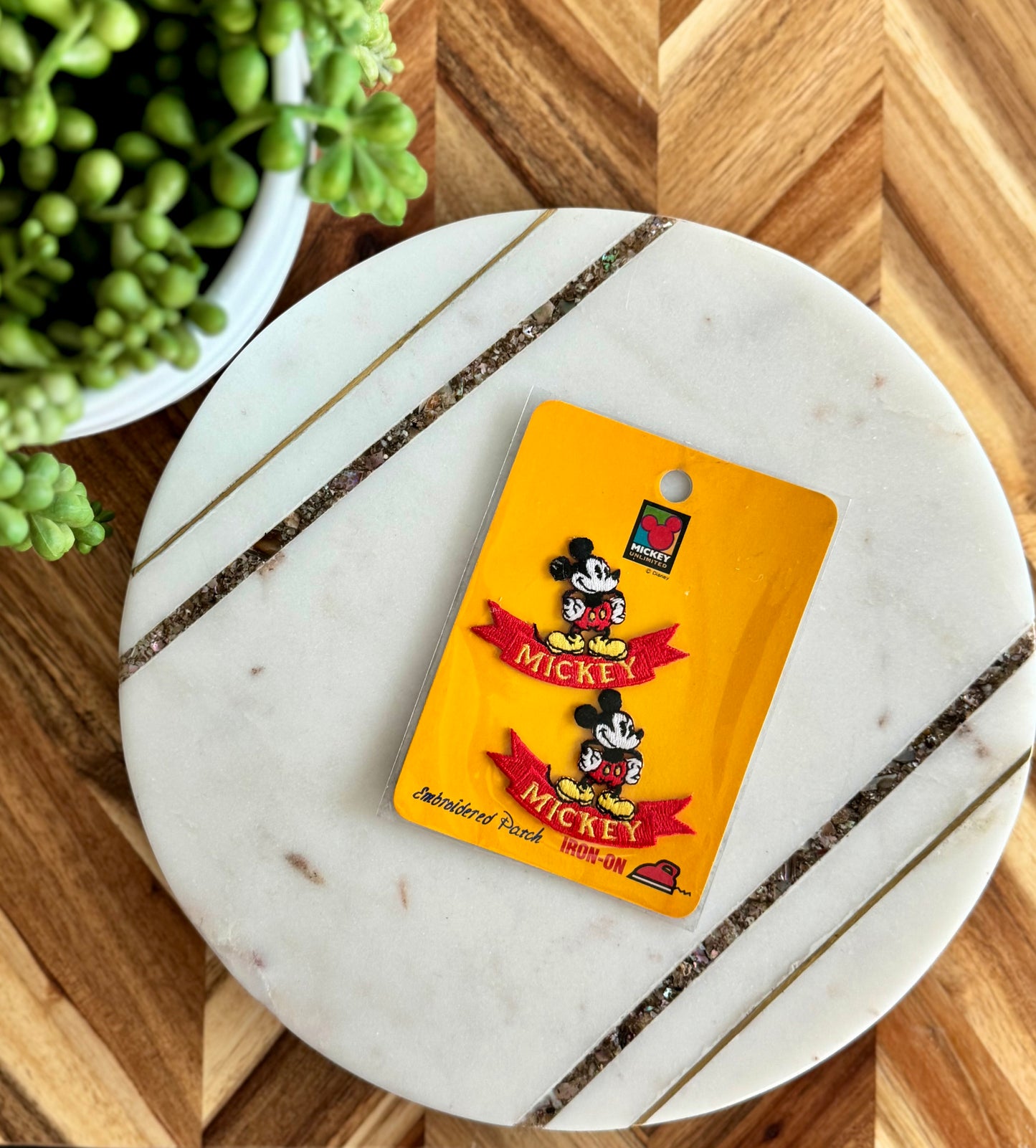 Mickey Mouse Iron on Patch