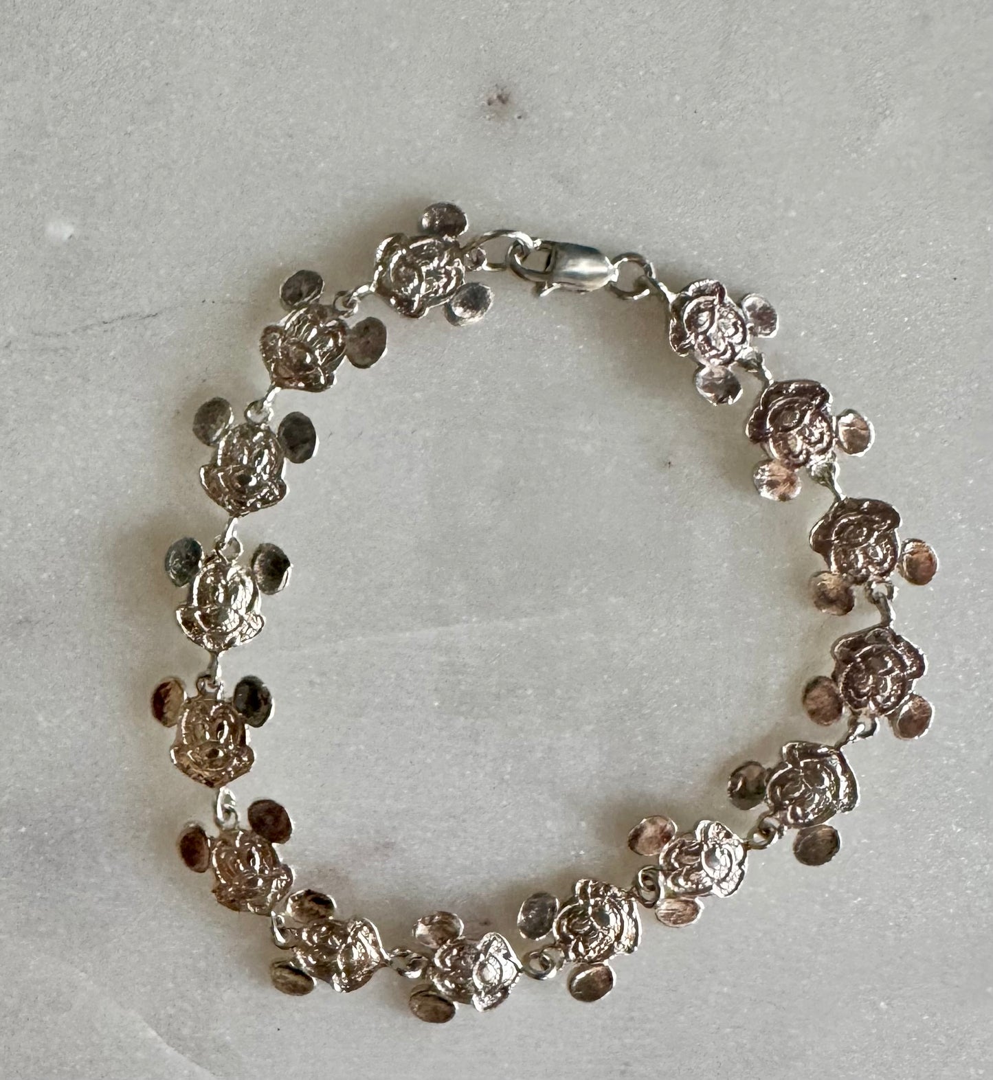 Silver Mickey Mouse Bracelet