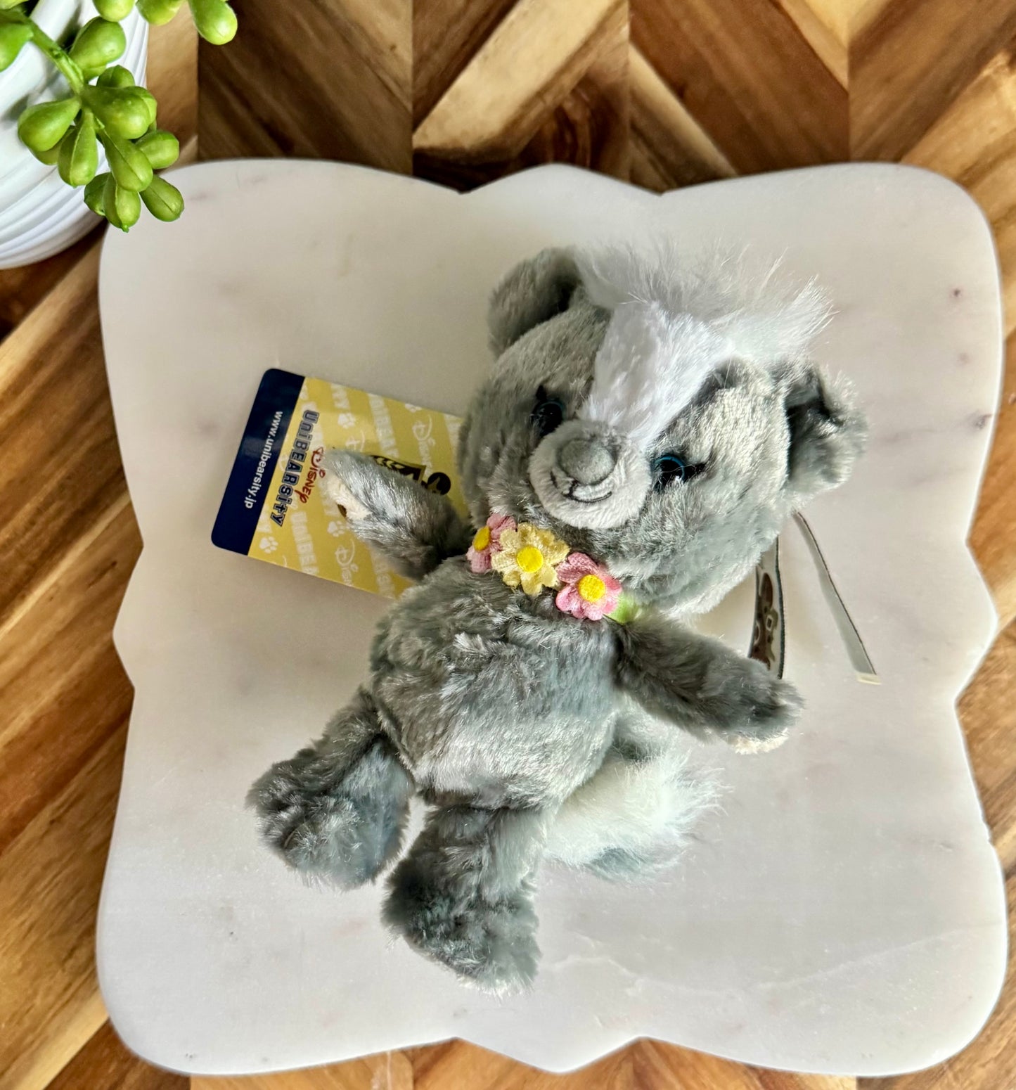 UniBearsity "Flower" Plush Bag Charm / Key Chain