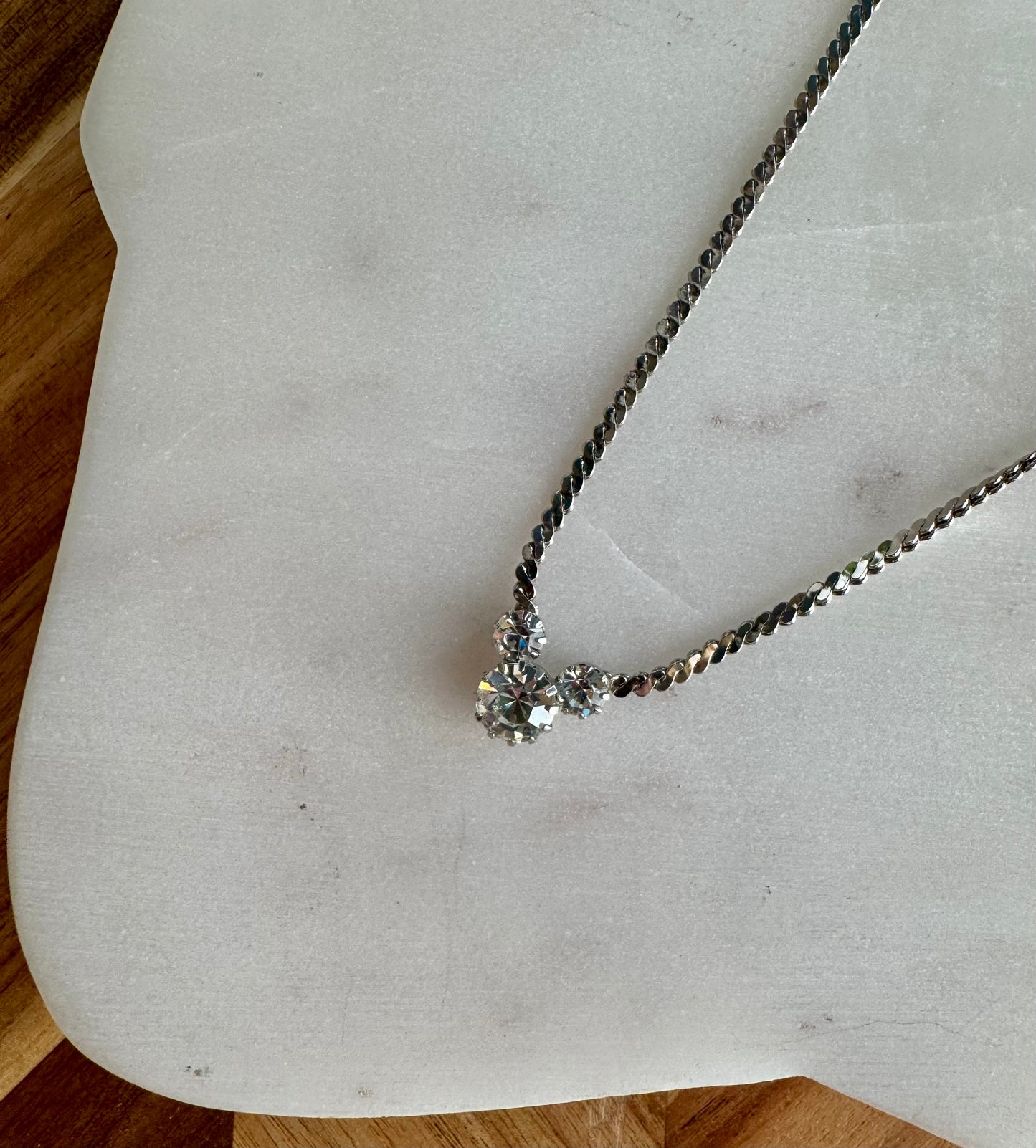 Mickey Mouse Rhinestone Necklace