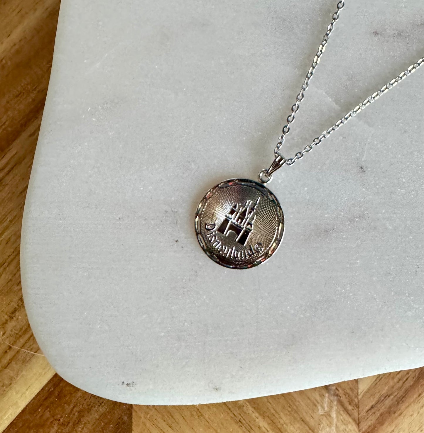 Silver Disneyland Necklace