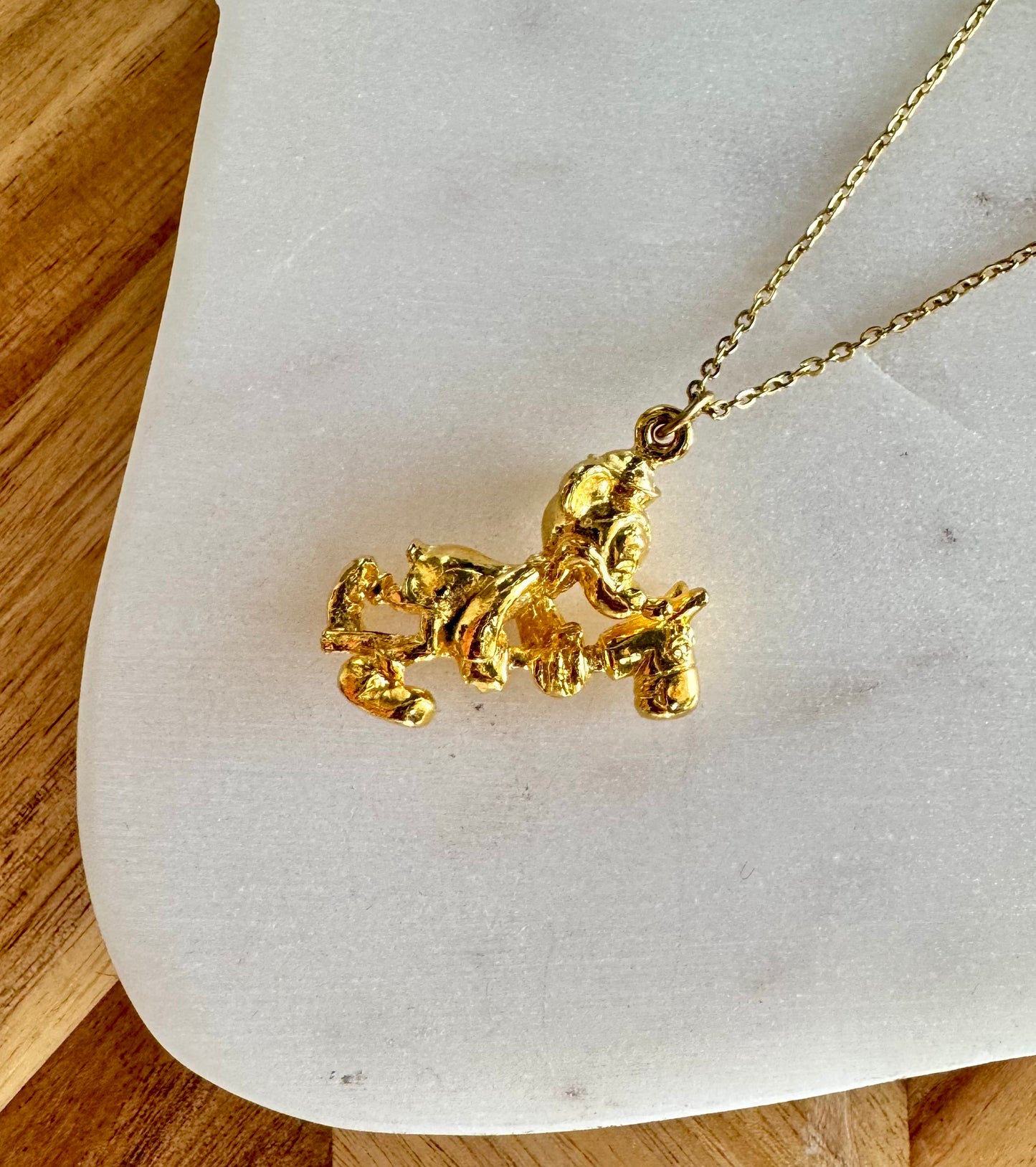 Mickey Stick Pony Necklace