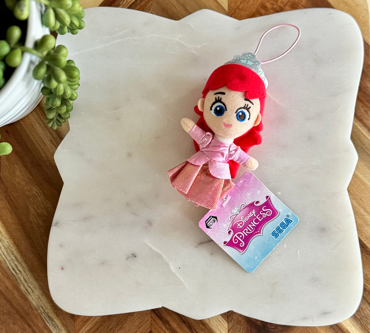 Princess Ariel Plush Bag Charm / Key Chain