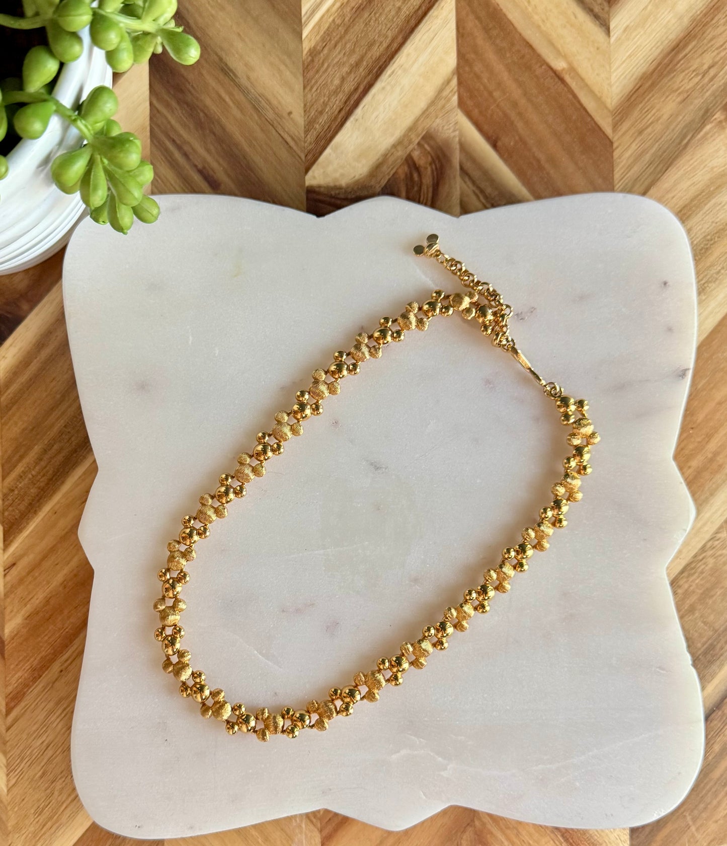 Napier Mickey Mouse Textured Necklace