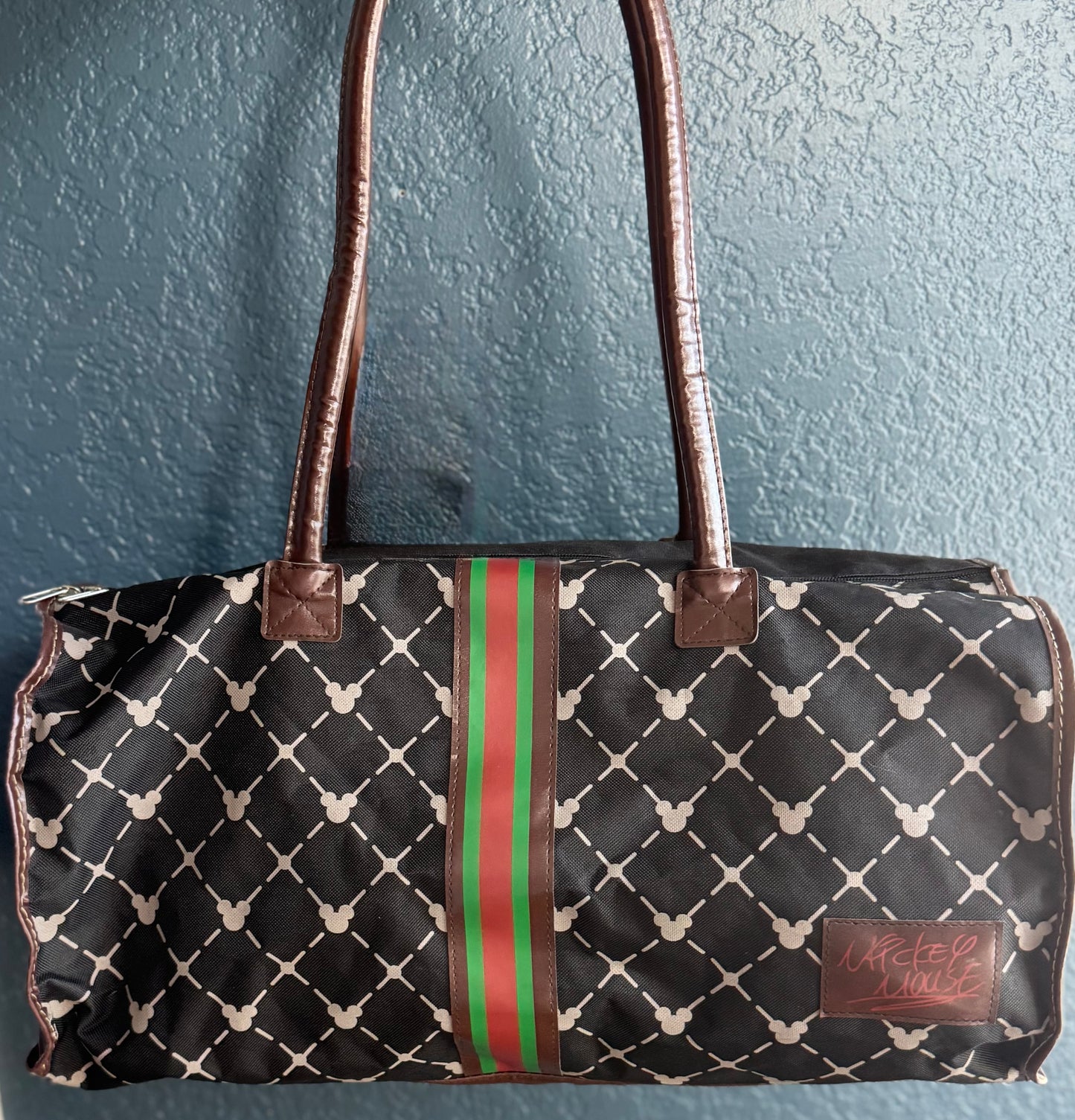 Mickey Mouse "Gucci" Weekender Bag