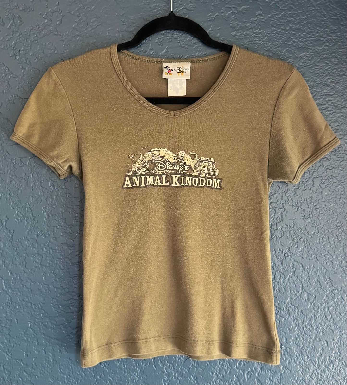 Y2K Animal Kingdom Baby Tee