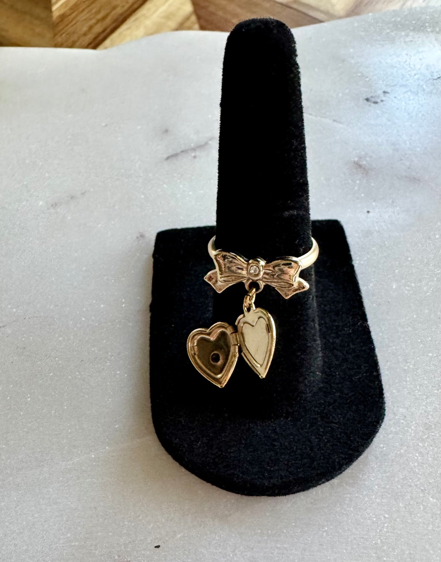 Mickey Mouse Heart Locket Ring