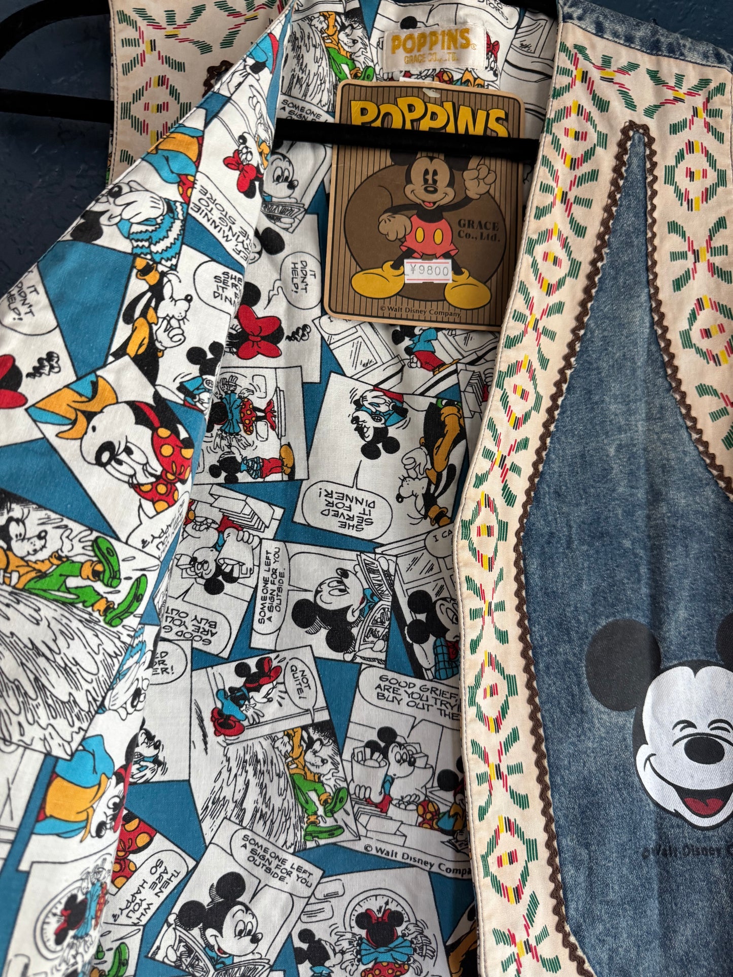 Poppins Mickey Vest - NWT