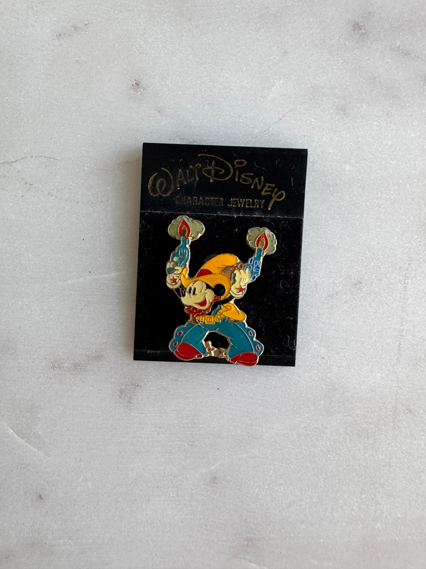 Two Gun Mickey Mouse Pin
