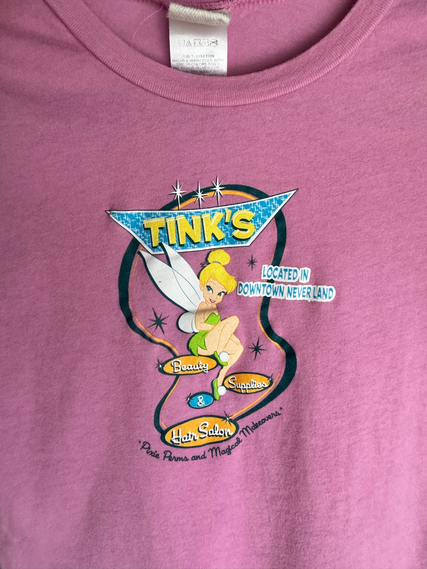 Y2K Tinkerbell Salon Baby Tee