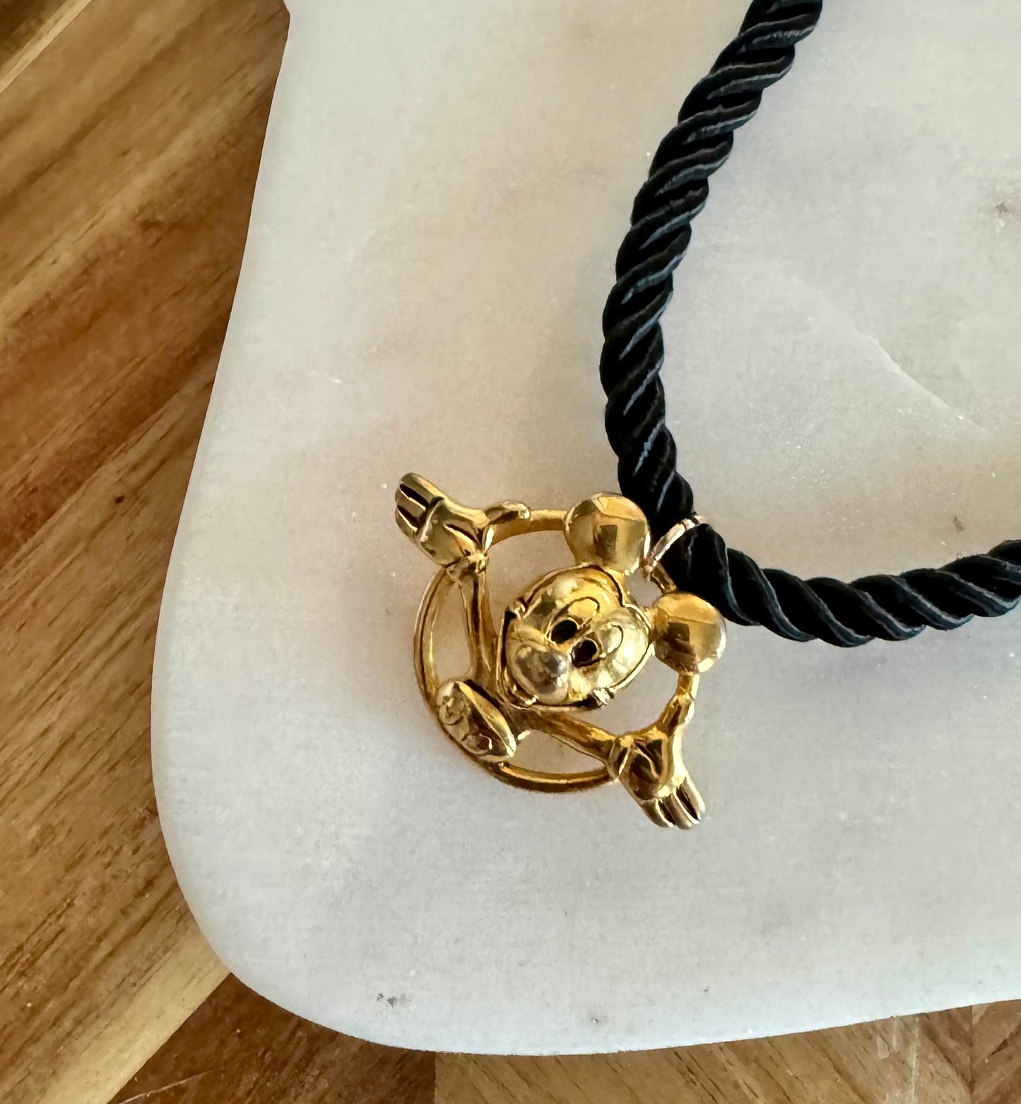 Napier Pendant Mickey Cord Necklace