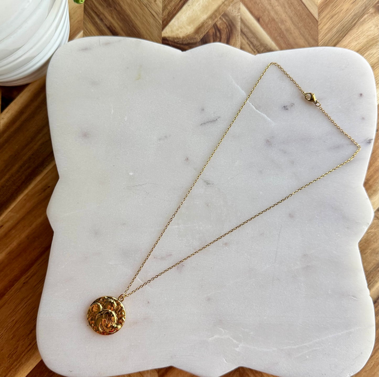 Mickey Mouse Coin Necklace