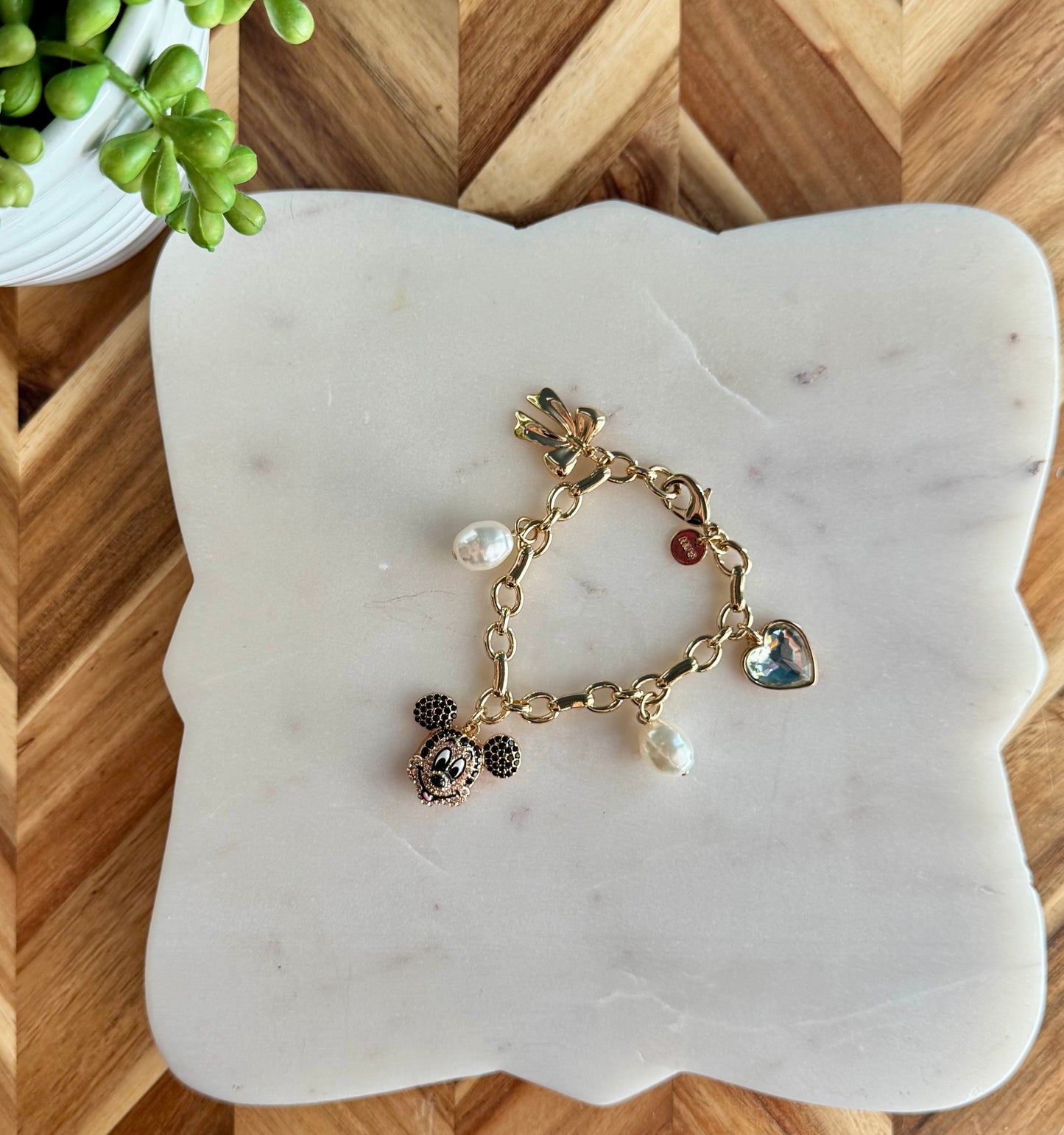 Moussy Mickey Mouse Charm Bracelet
