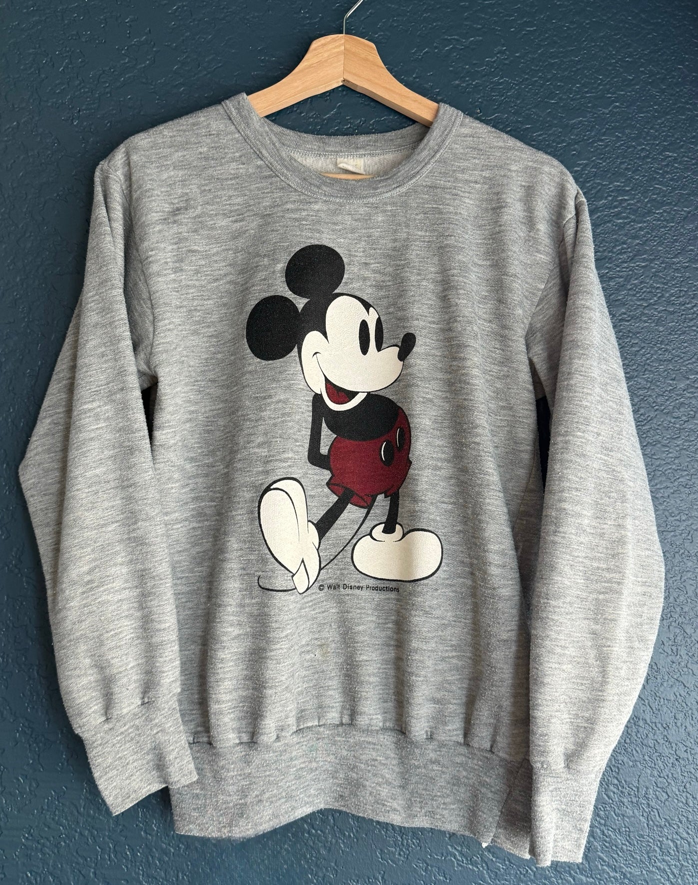 Gray Mickey Crewneck
