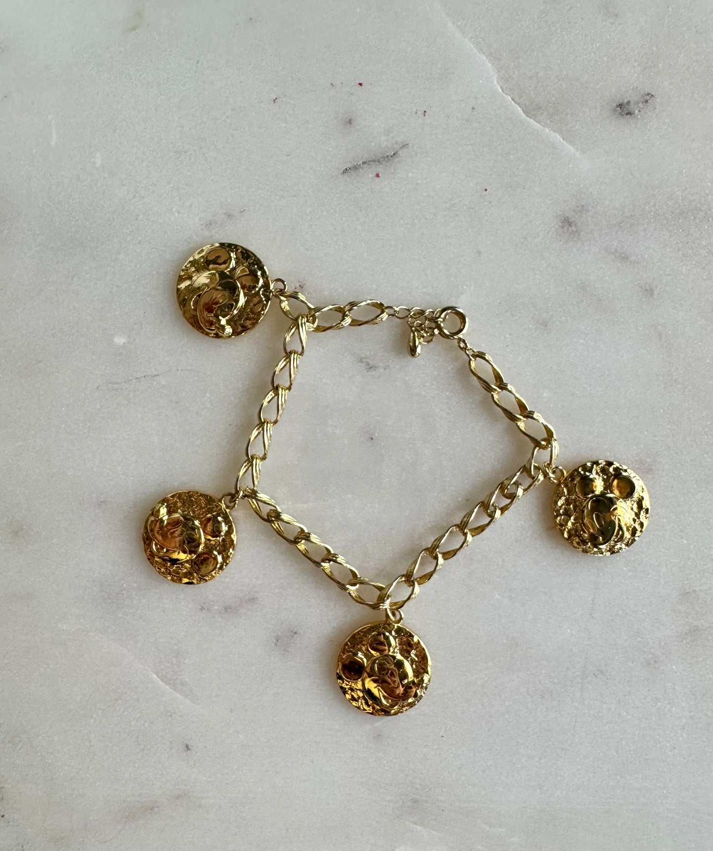 Mickey Coin Charm Bracelet
