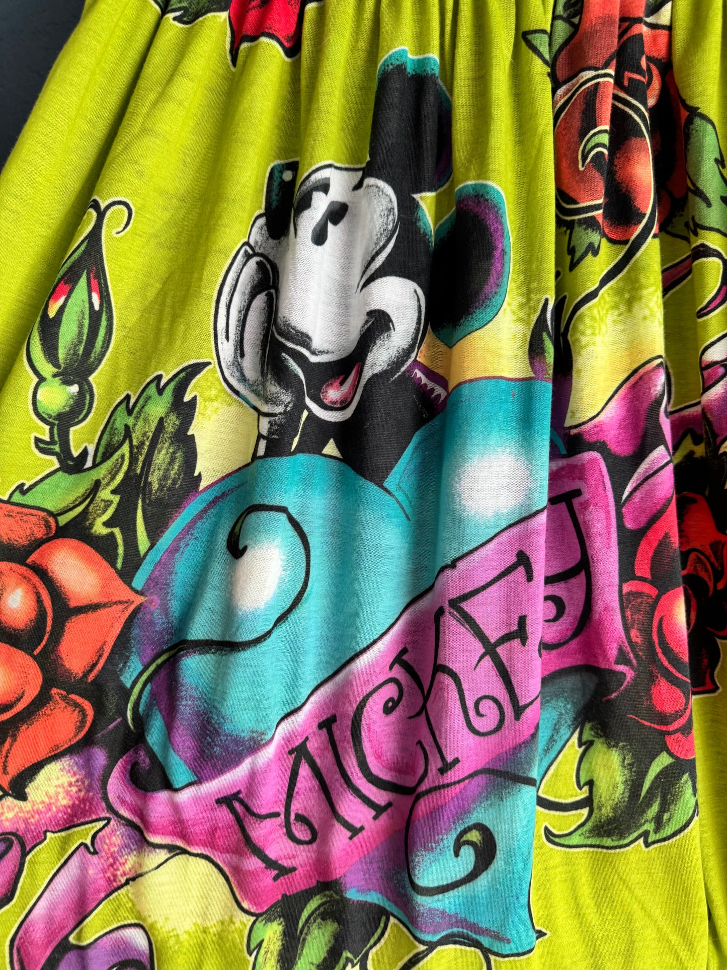 Y2K Mickey Mouse Halter Dress