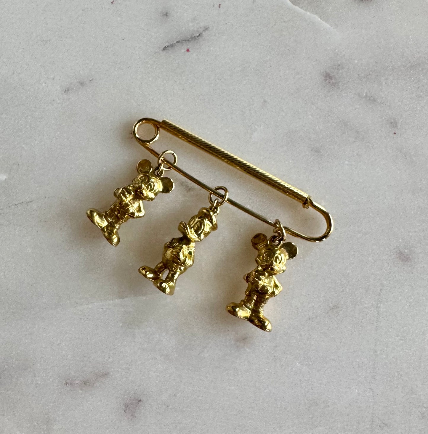 Mickey & Donald Charm Brooch