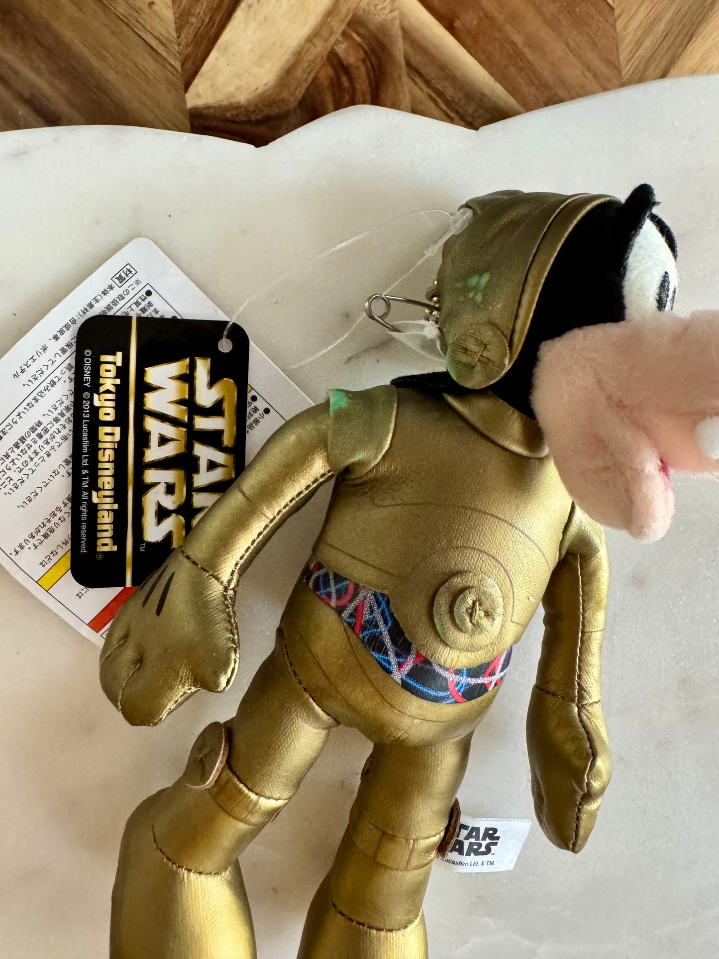 Star Wars Goofy C3PO Plush Bag Charm / Key Chain