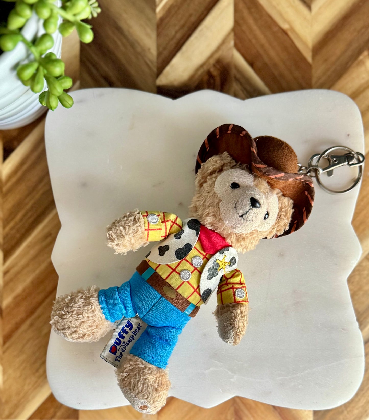 Duffy Toy Story Cowboy Plush Bag Charm / Key Chain