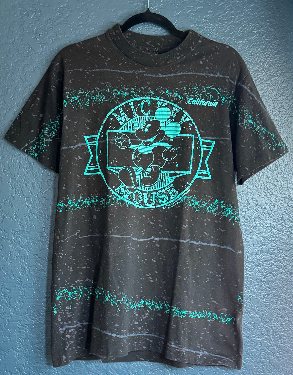 AOP Puff Print California Mickey Shirt