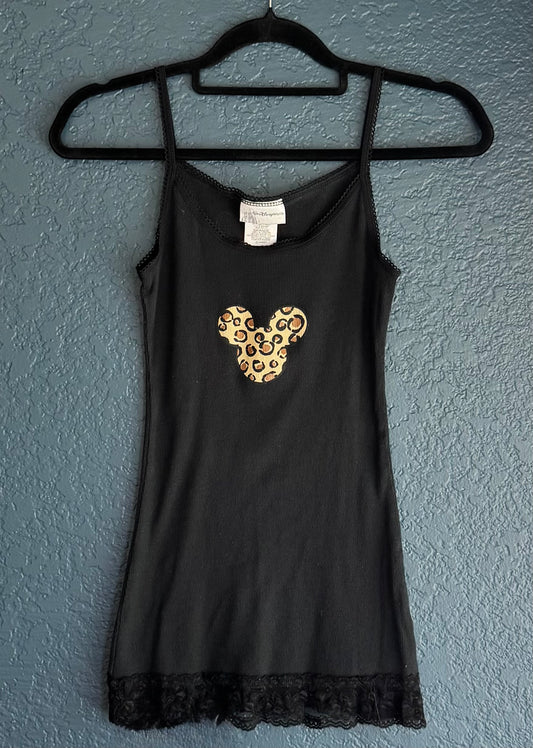 Y2K Mickey Mouse Leopard Tank Top