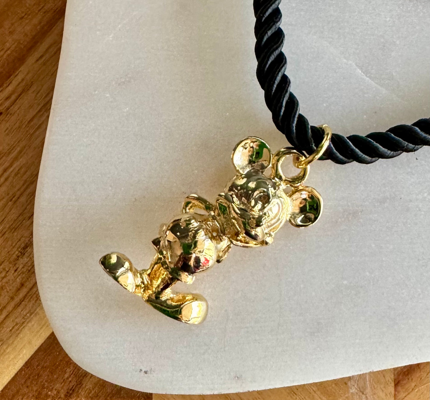 Mickey Mouse Chunky Cord Necklace