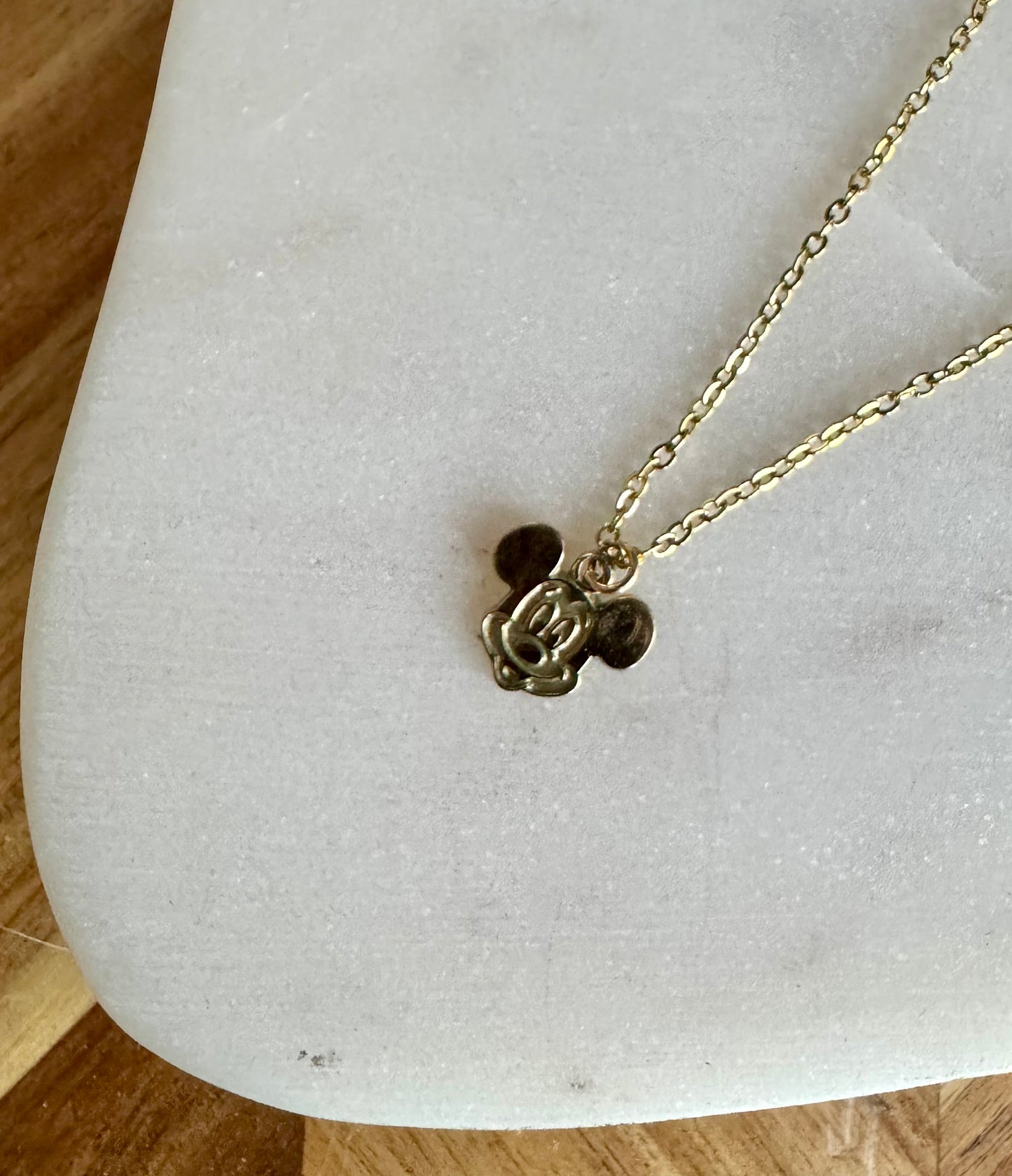 Mickey Head Pendant Necklace