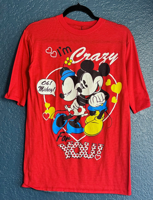 Mickey & Minnie Crazy for You Sleep Shirt Dress