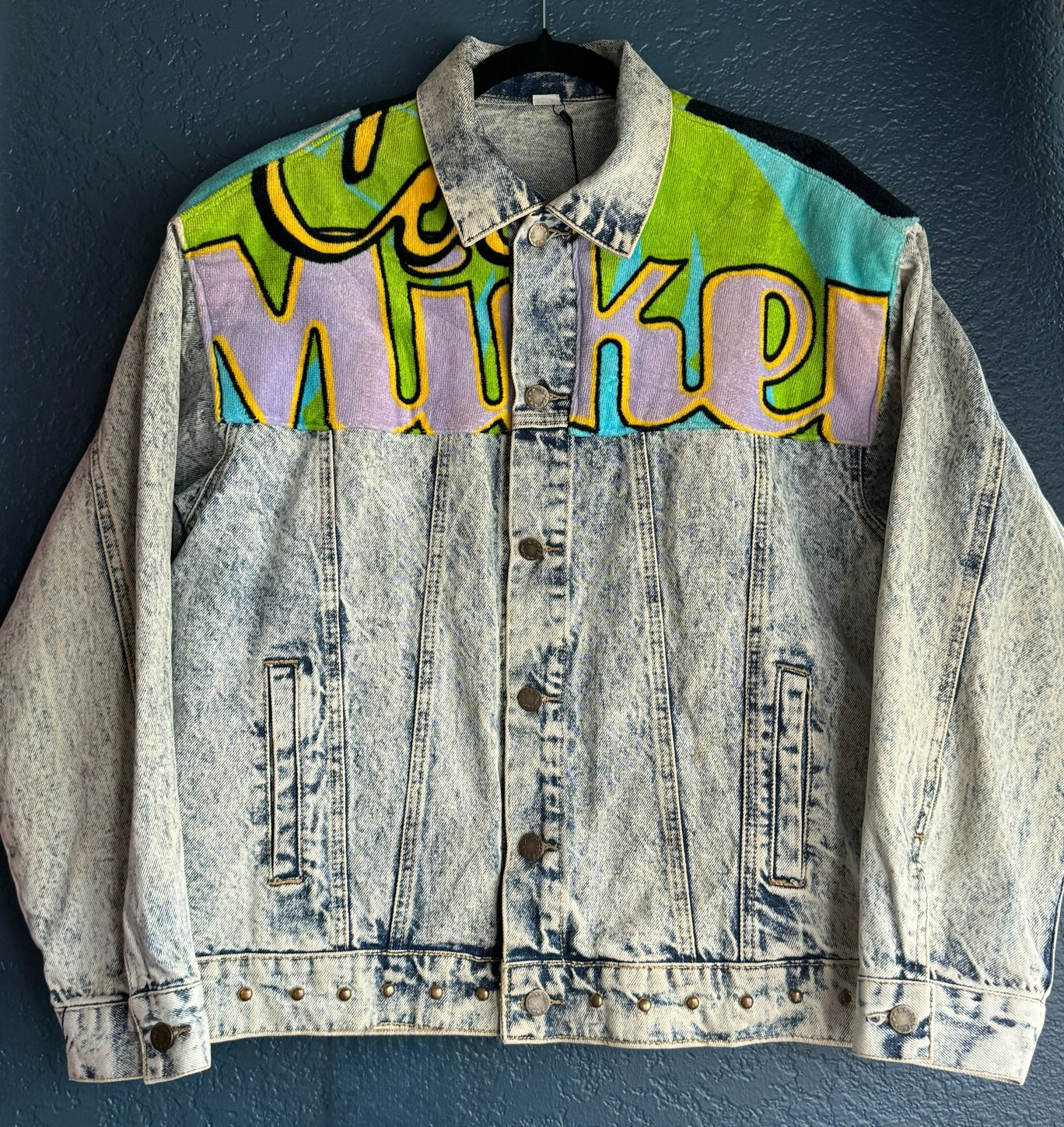 Embellished Mickey Mouse Jean Jacket