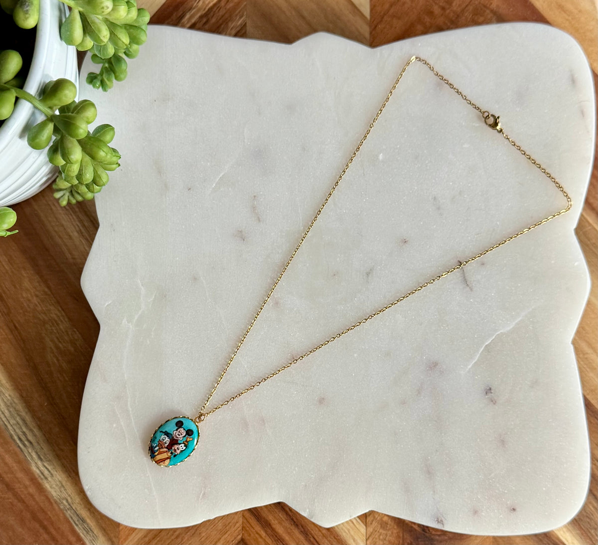 Disney Family Portrait Necklace