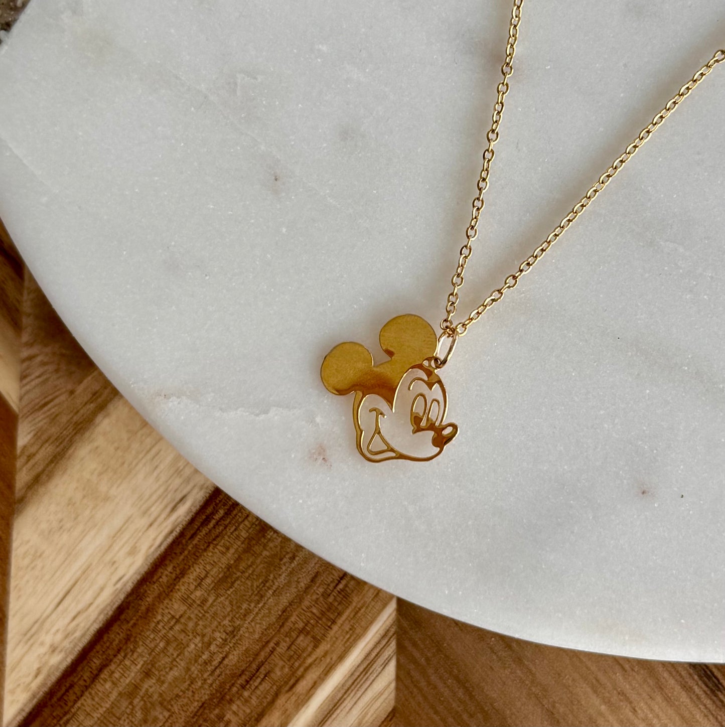 Mickey Silhouette Necklace
