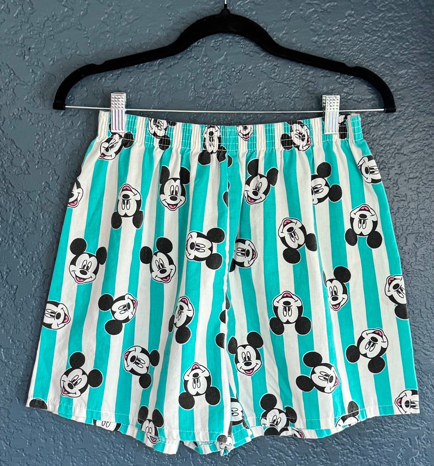 AOP Stripe Mickey Shorts - Green
