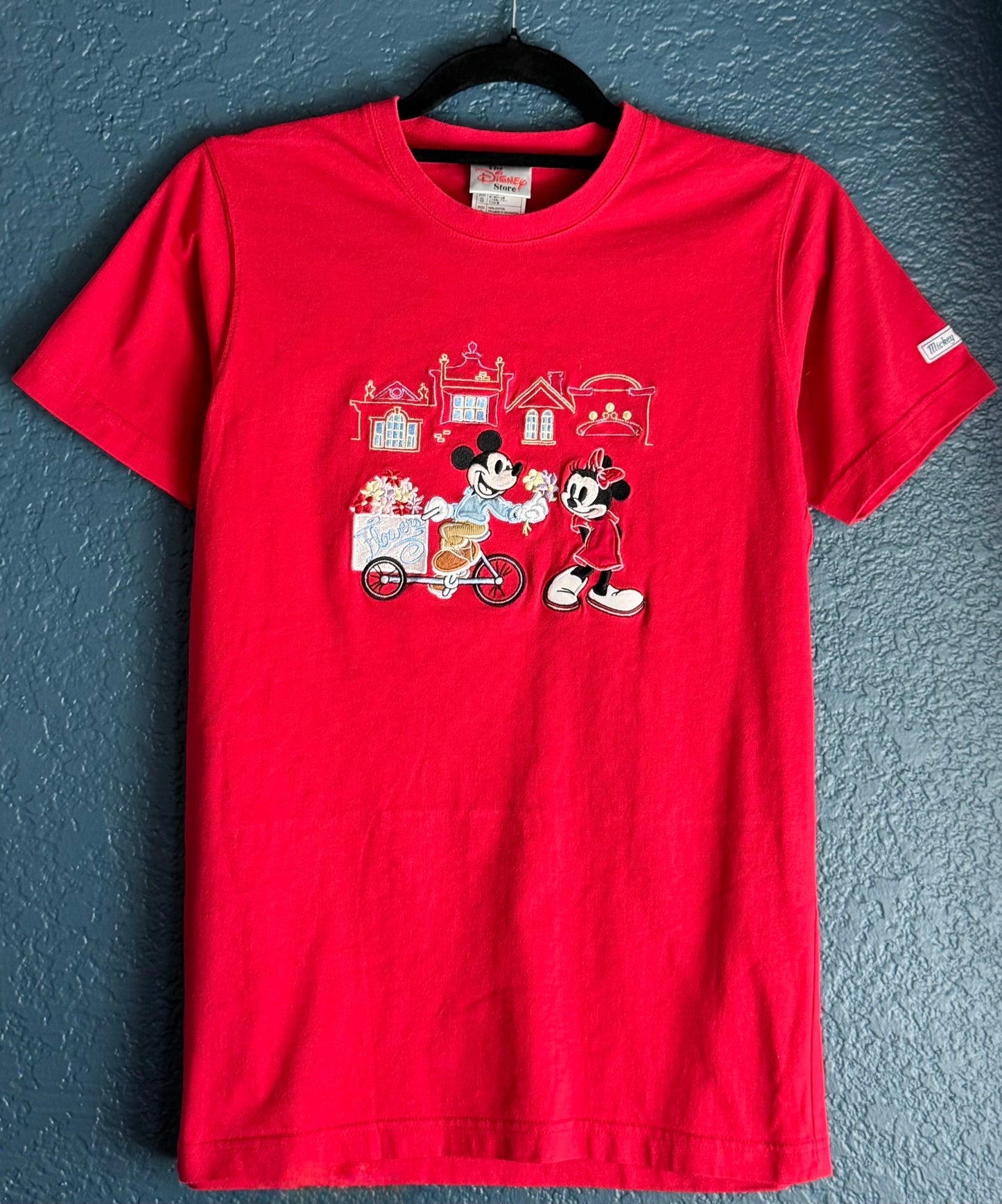 Embroidered Flowers on Mainstreet Shirt