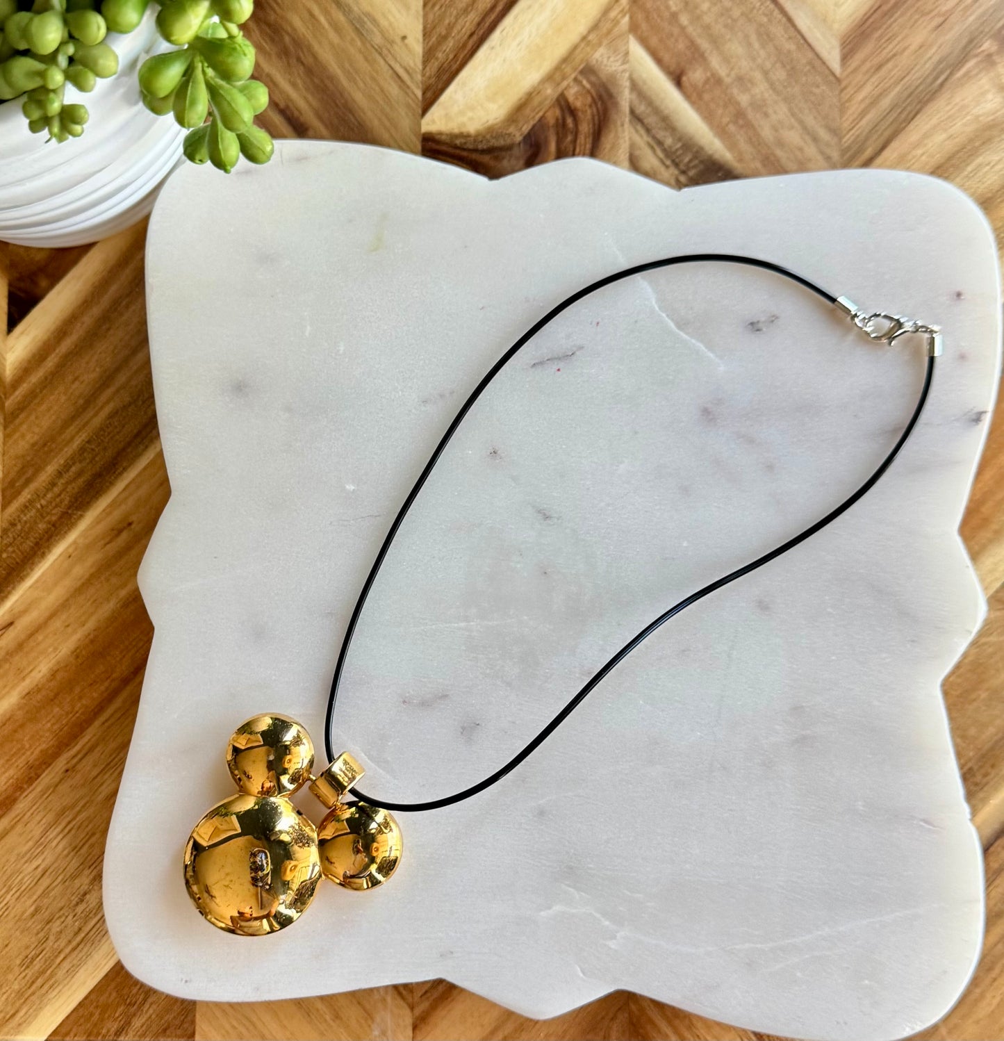 Large Napier Mickey Necklace