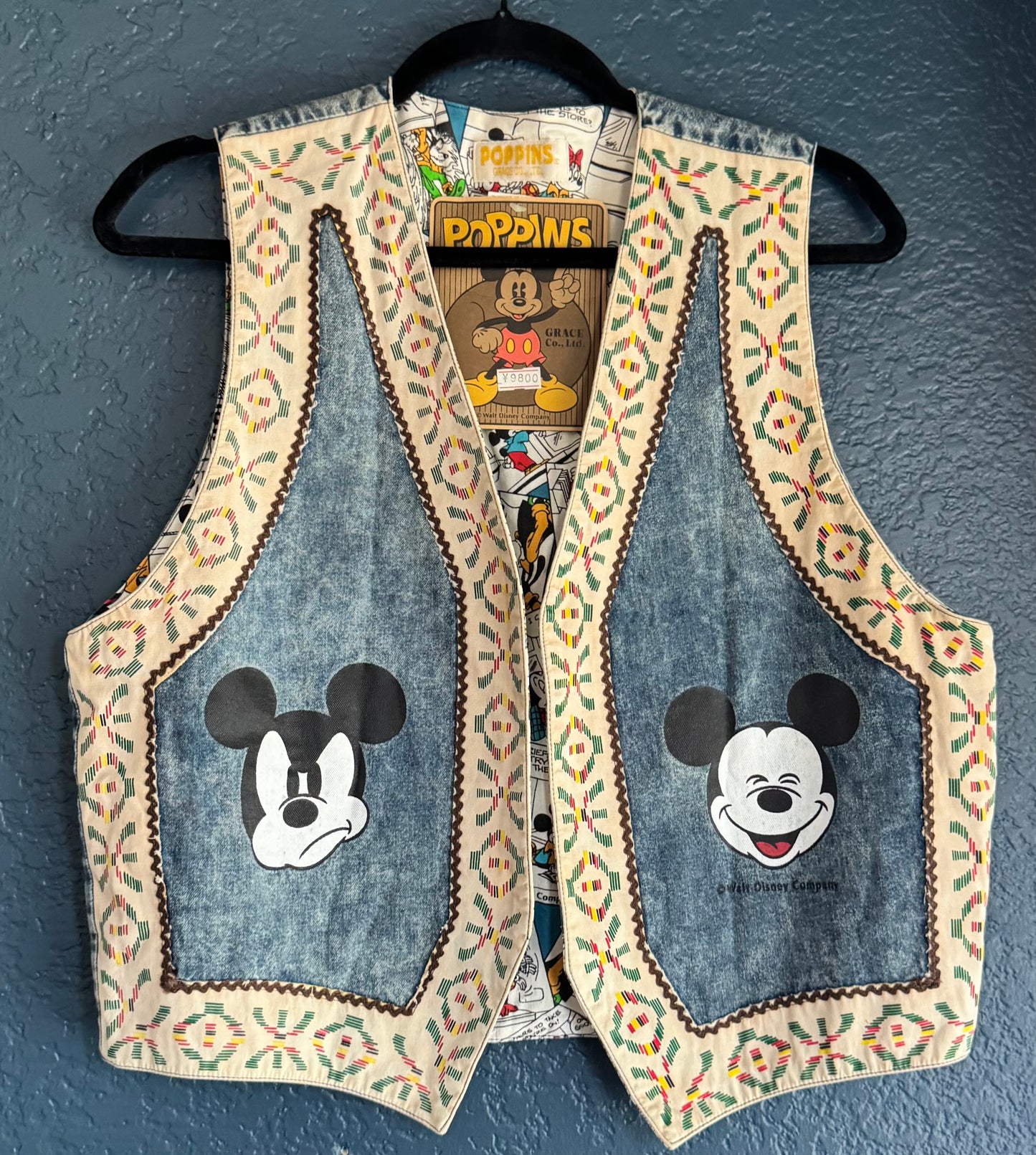 Poppins Mickey Vest - NWT