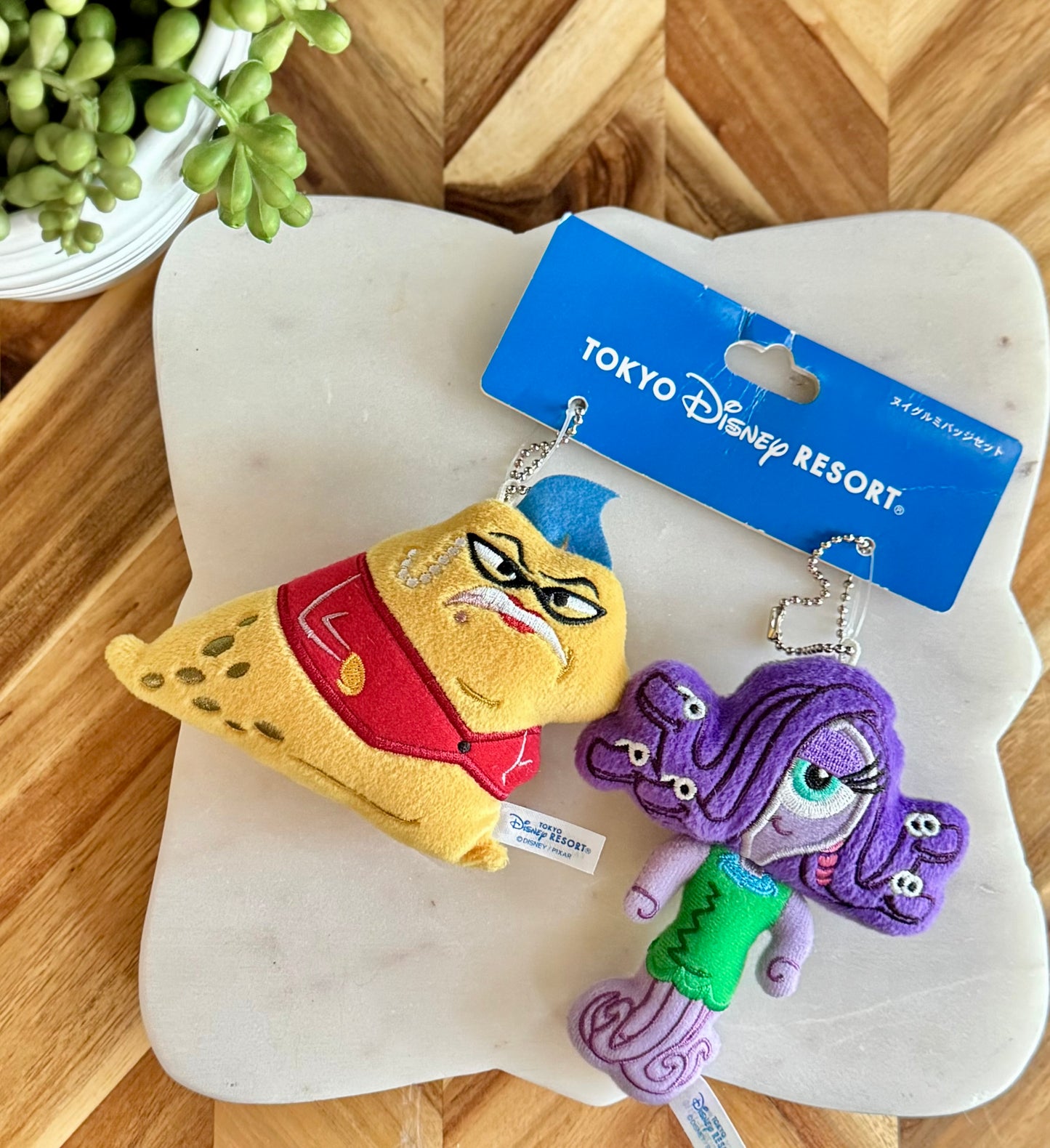 Monsters Inc Plush Bag Charm / Key Chain - NWT