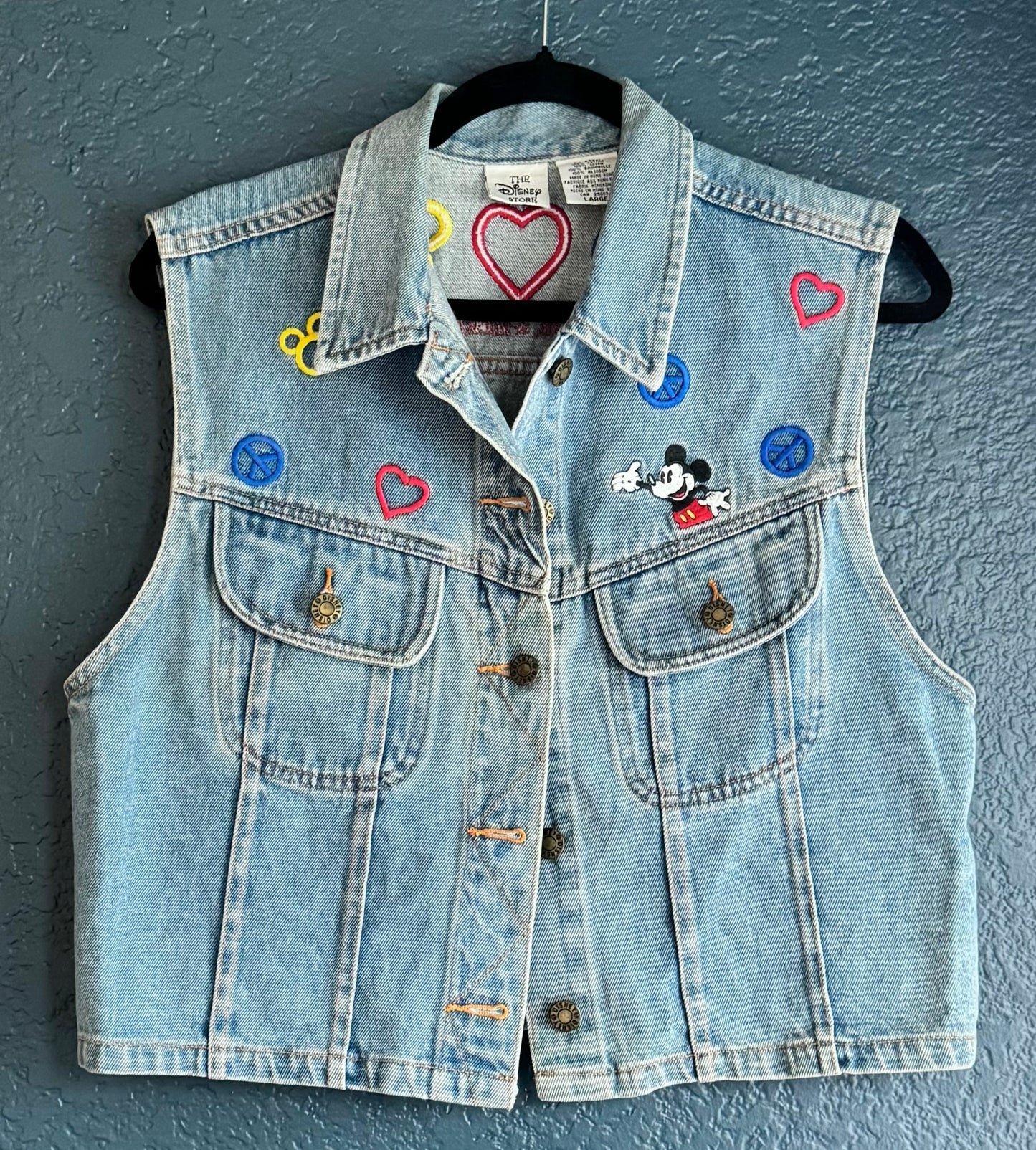 Peace Love Mickey Vest