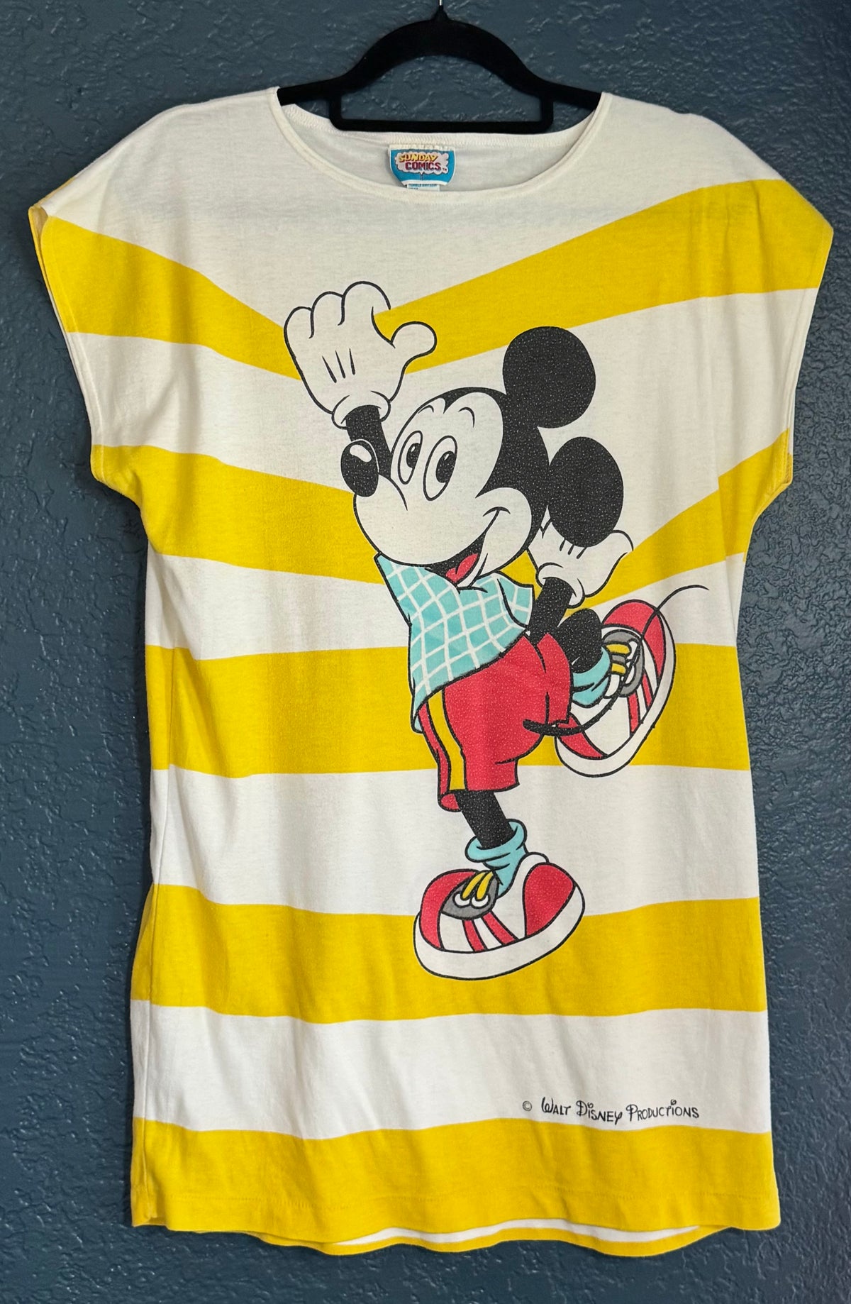 Stripped Mickey Tunic Top / Shirt Dress