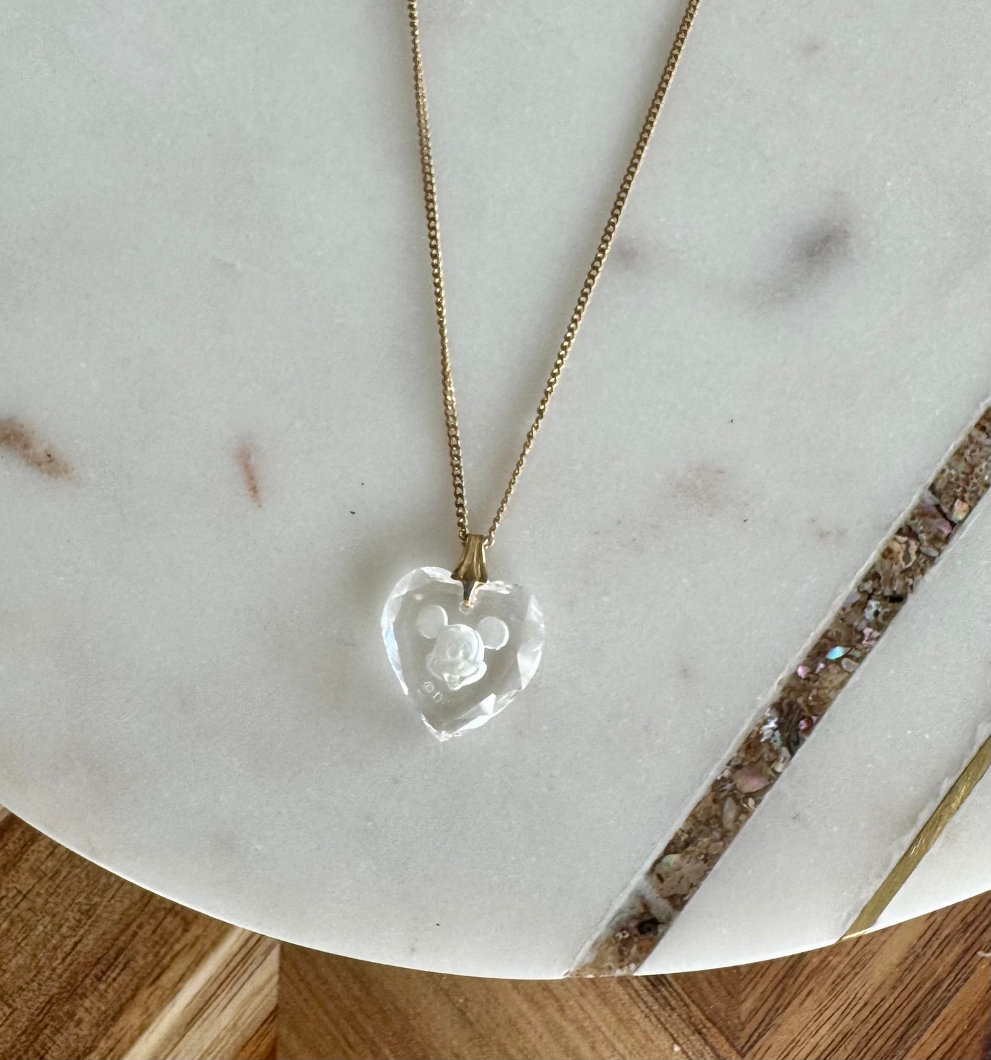 Mickey Mouse Crystal Necklace