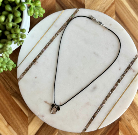 Mickey Mouse Cord Necklace