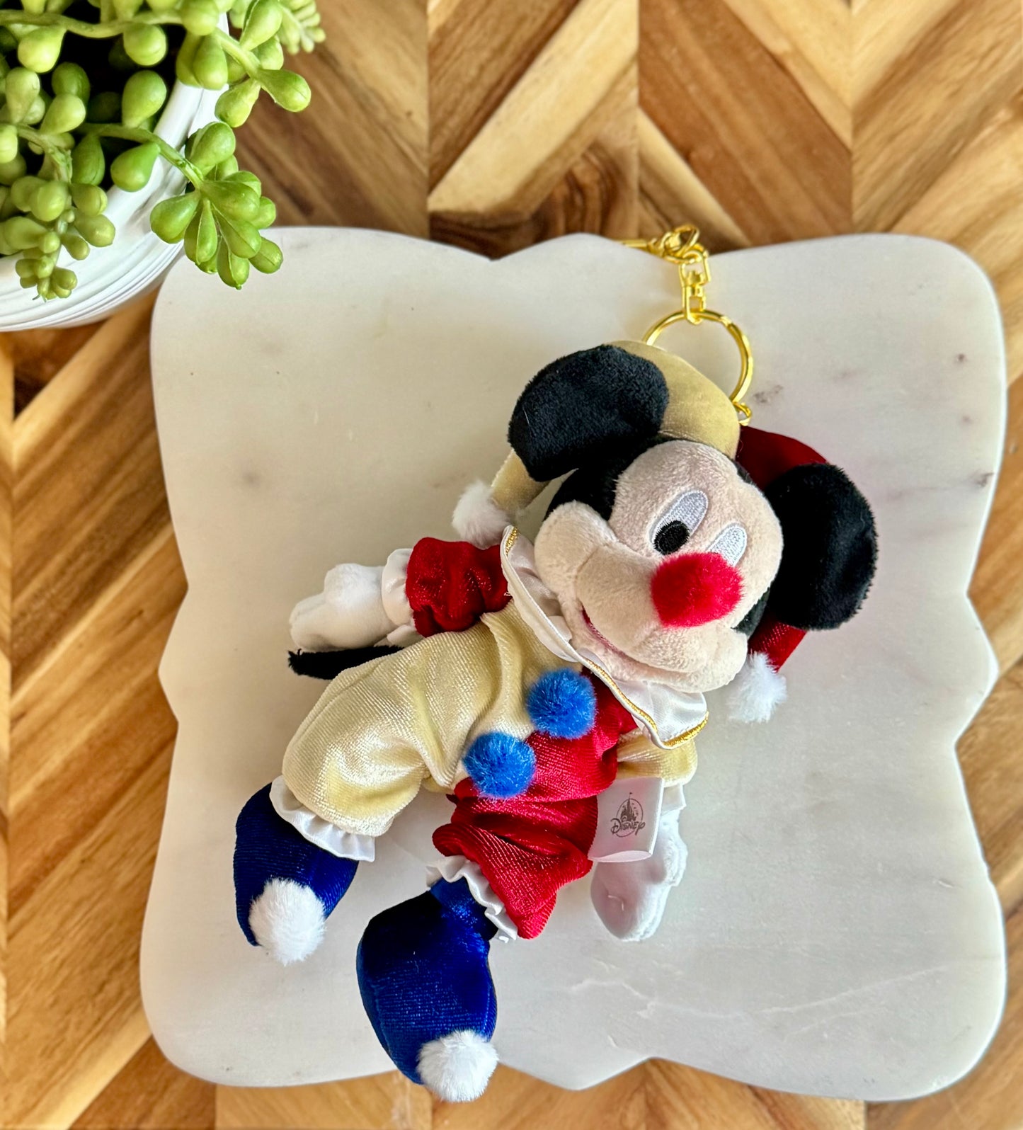 Clown Mickey Mouse Bag Charm / Key Chain
