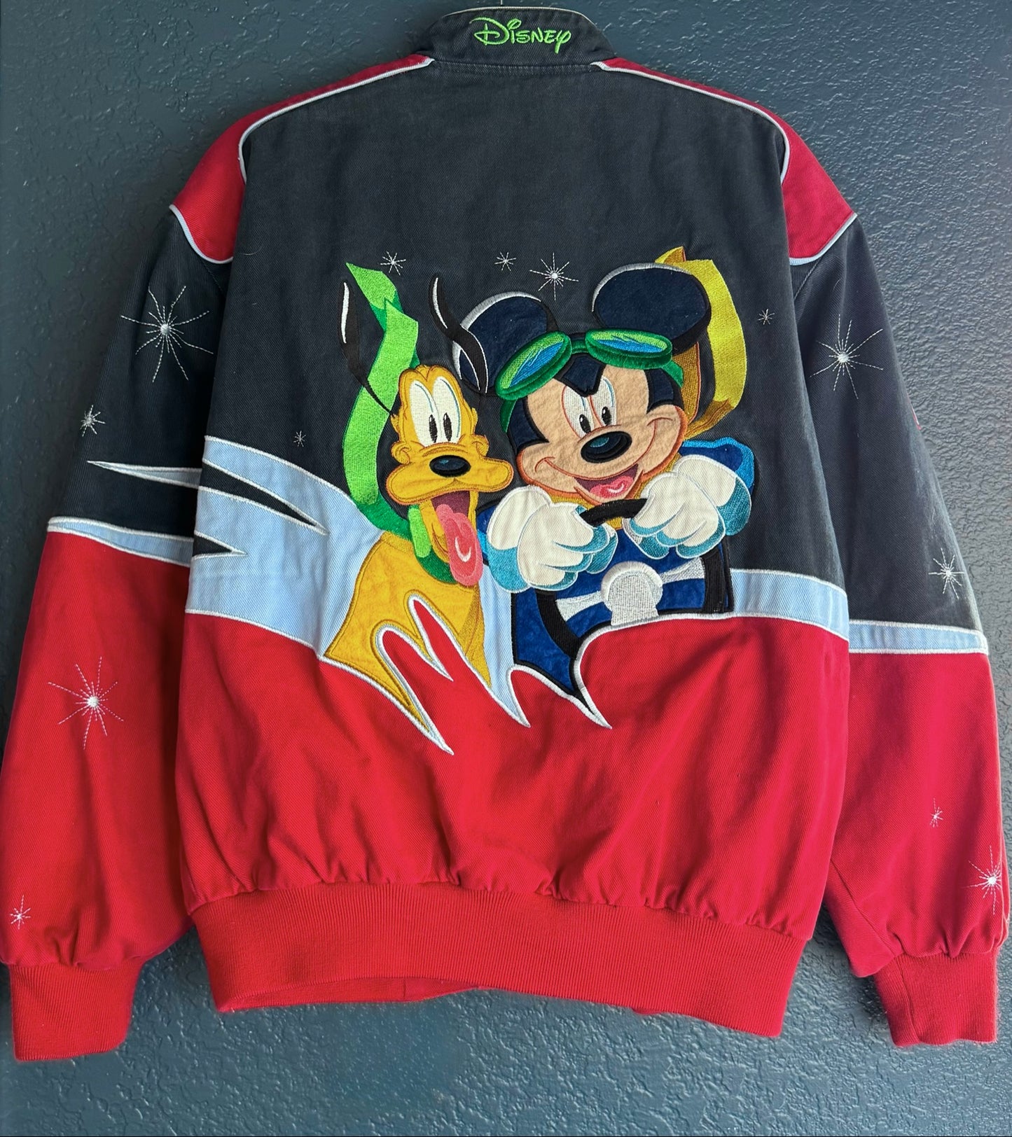 JH Design Mickey & Friends NASCAR Jacket