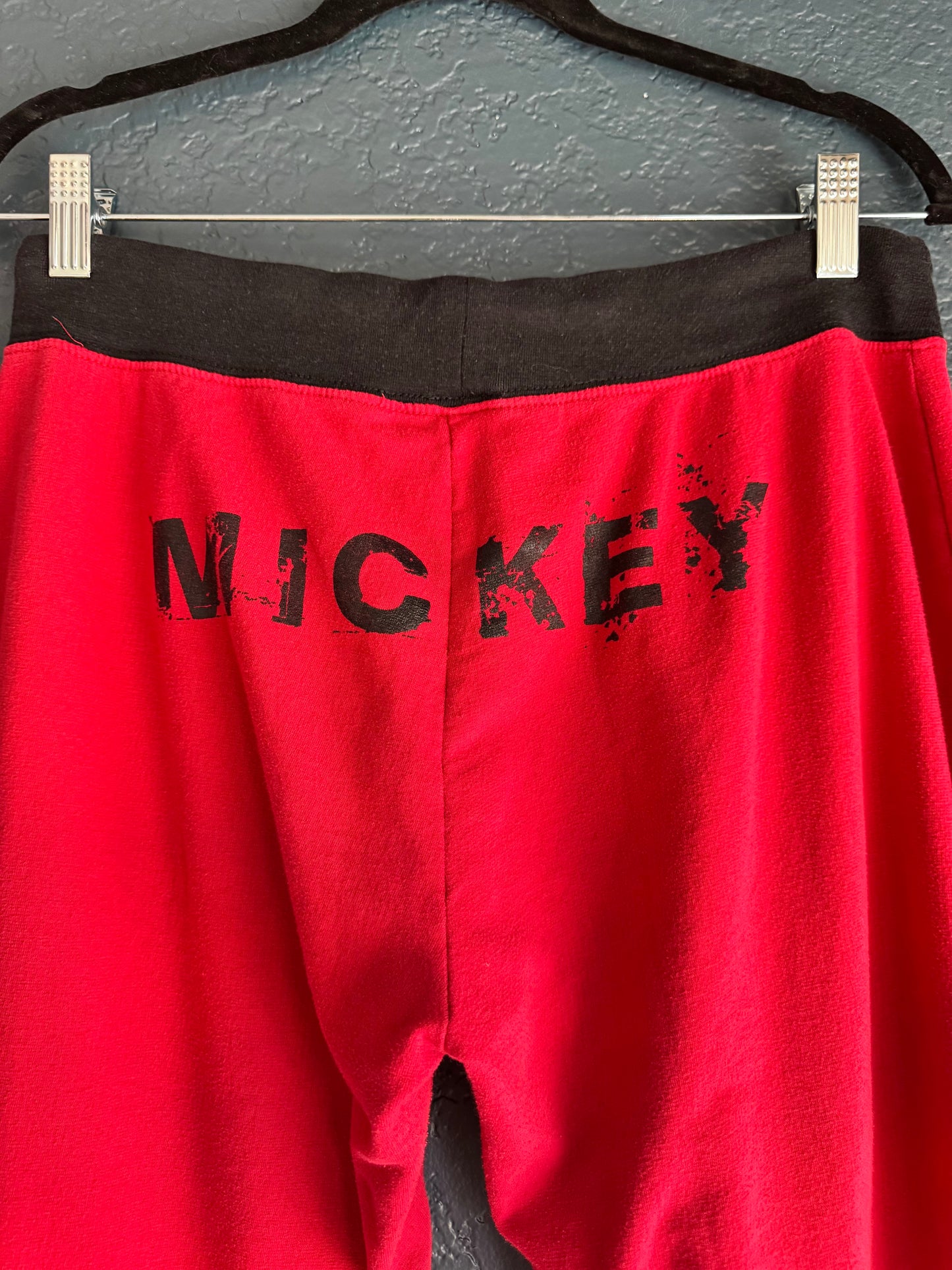 Y2K Mickey Mouse Track Pants