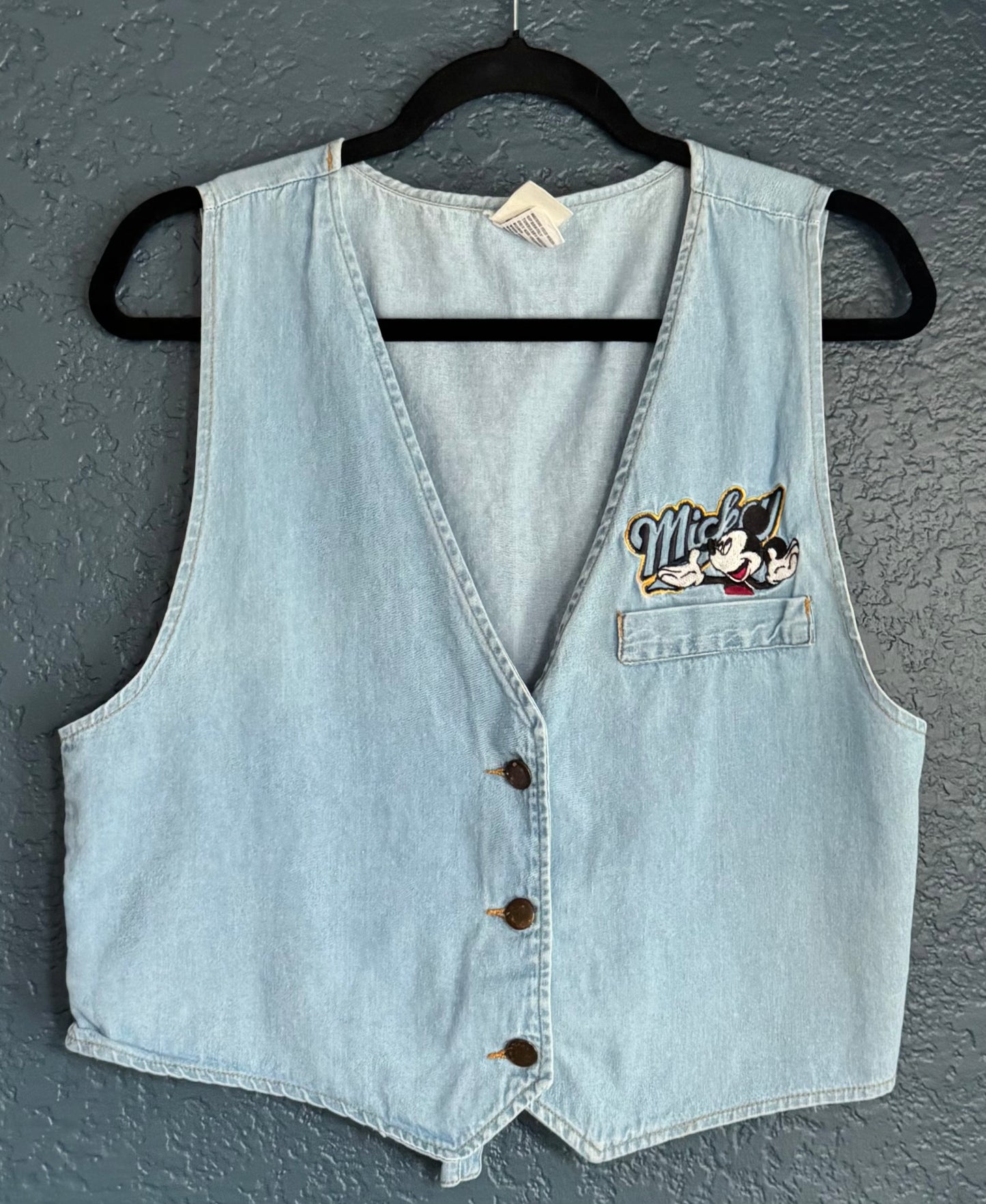 Mickey Mouse Denim Vest