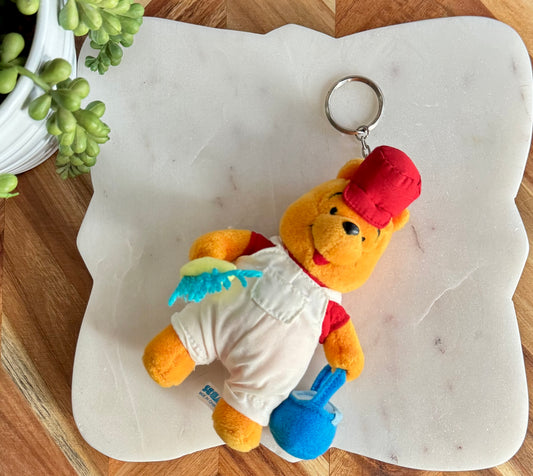 Painter Pooh Plush Bag Charm / Key Chain