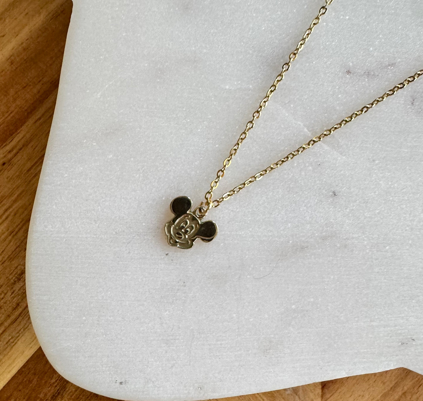 Mickey Mouse Face Necklace