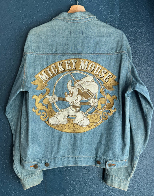 TDR Western Mickey Mouse Jean Jacket