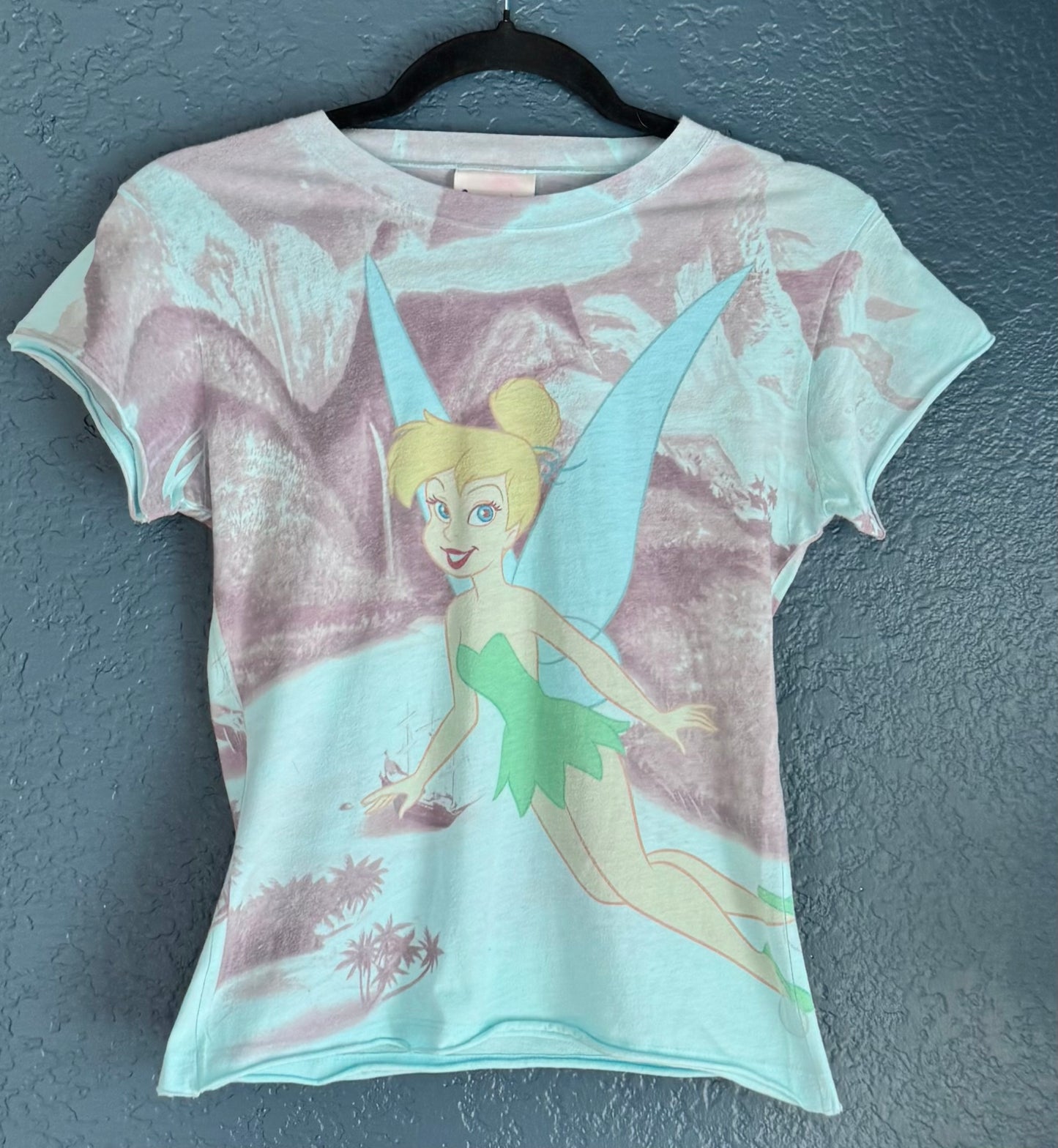 Y2K AOP Tinkerbell Baby Tee